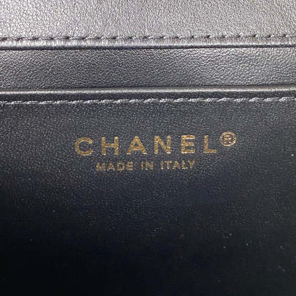 ChanelSmall Floor Pack Black For Women, Women&#8217;s Bags 7.6in/19.5cm