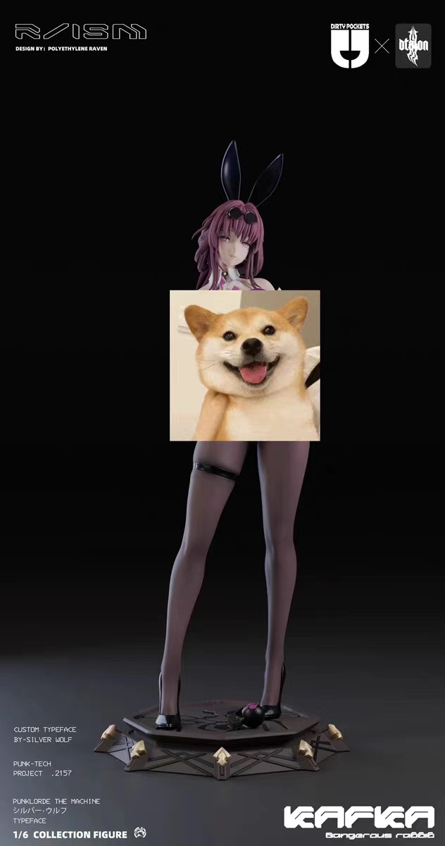 Collapse Star Railway Rabbitism-Kafka Rabbit 1/6 scale, statue GK 18+ in stock