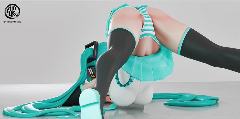 VOCALOID Hatsune Miku Jack-o pose 1/6 scale, Moku Studio, statue GK (adult 18+) pre-sale