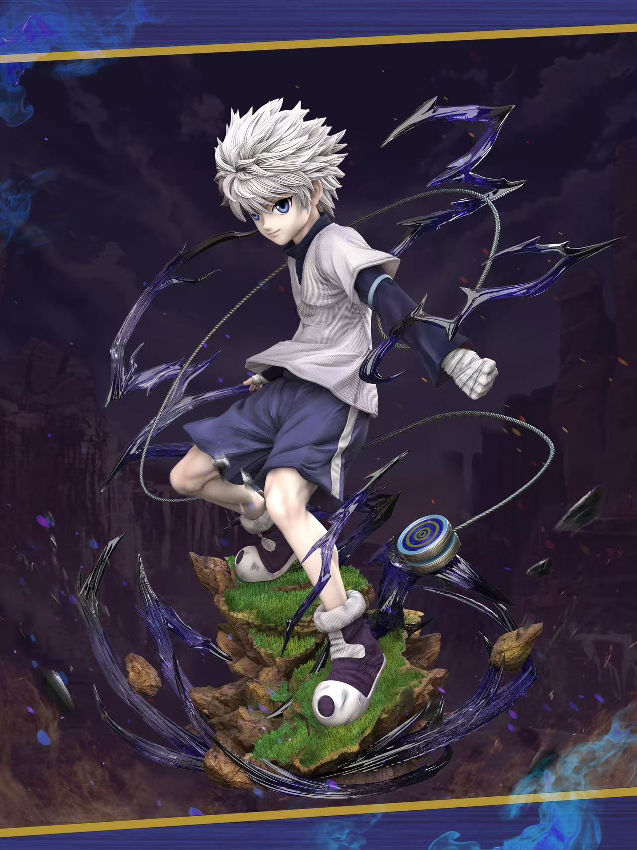 Hunter x Hunter Killua Zoldyck 2.0 1/6 and 1/4 scale, Hunter Fan Studio, statue GK, pre-sale