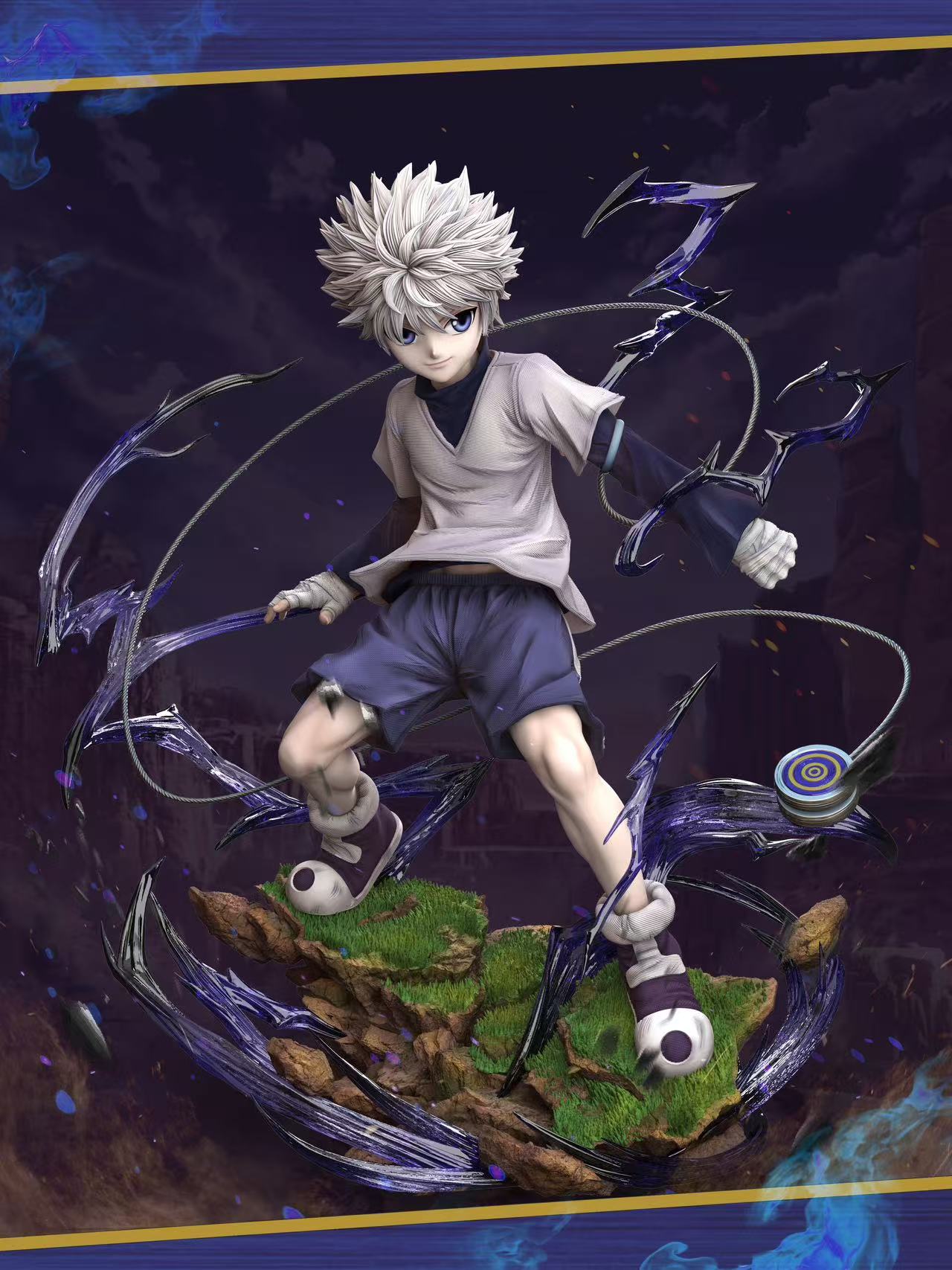 Hunter x Hunter Killua Zoldyck 2.0 1/6 and 1/4 scale, Hunter Fan Studio, statue GK, pre-sale