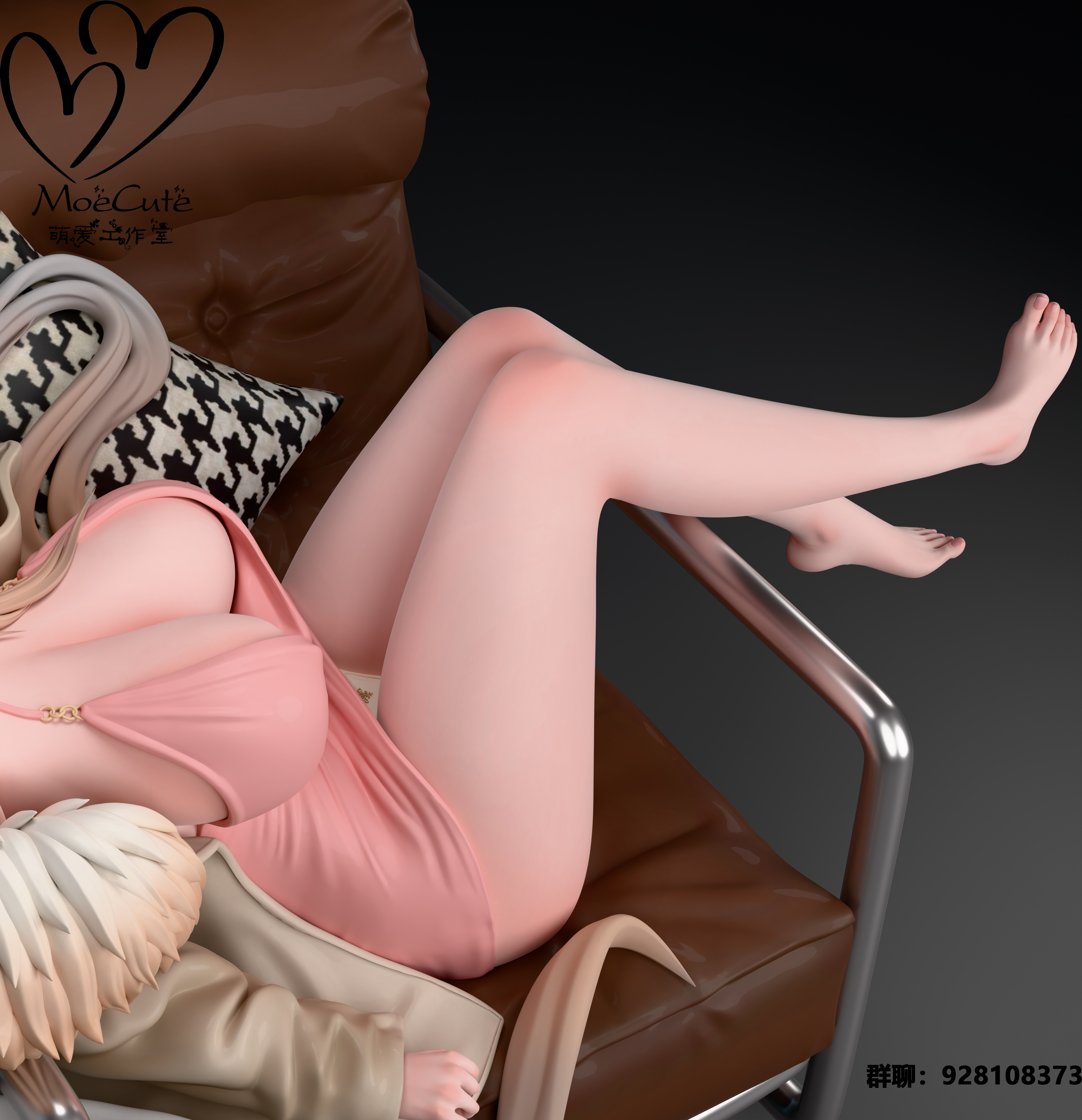 Azur Lane Egil (evening dress) 1/6 scale statue GK (adult 18+) MoeCute Studio, pre-sale