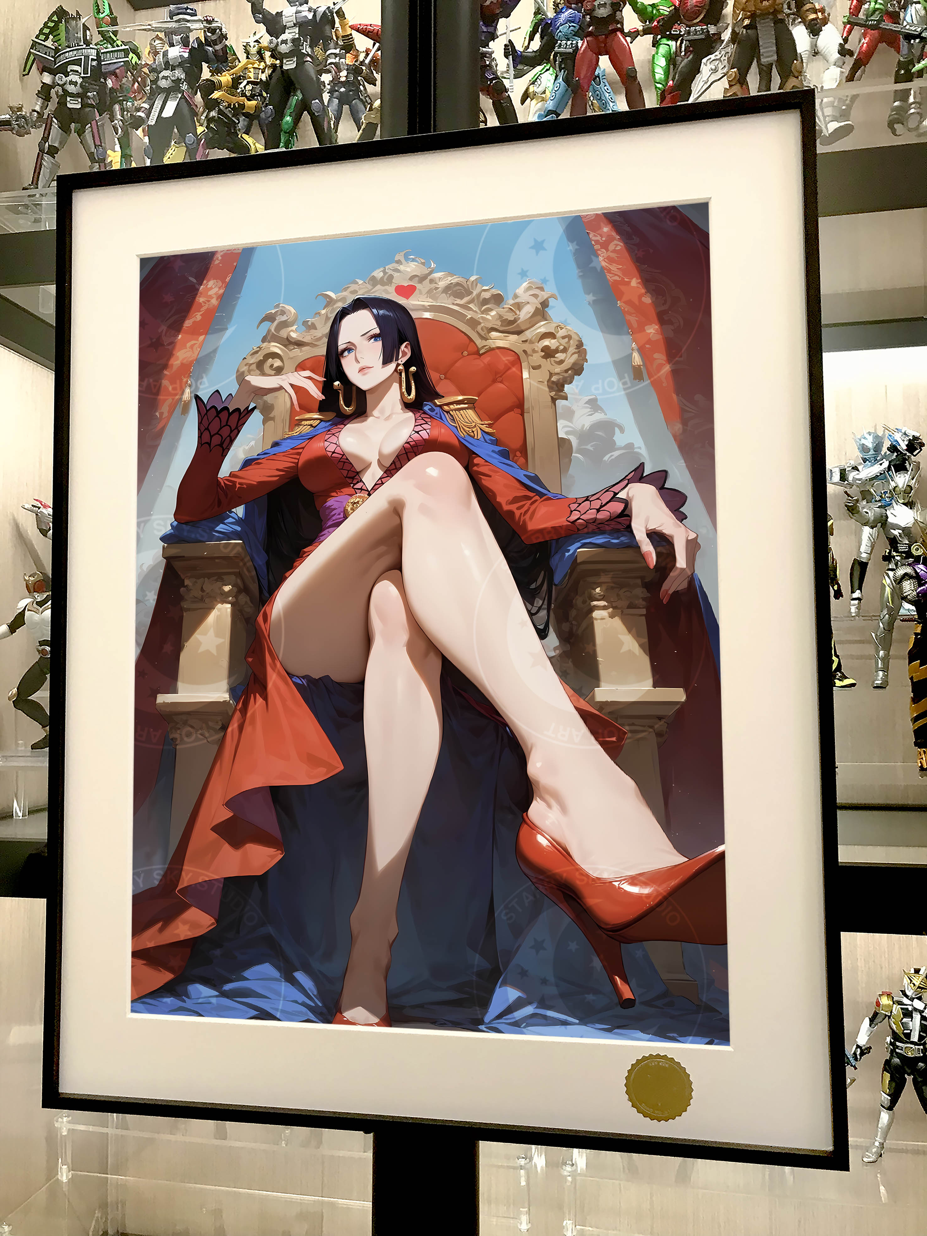 One Piece Throne Empress Shichibukai Boa Hancock Decorative Painting, Starry Sky Studio (Adult 18+) In stock-KWII-GK