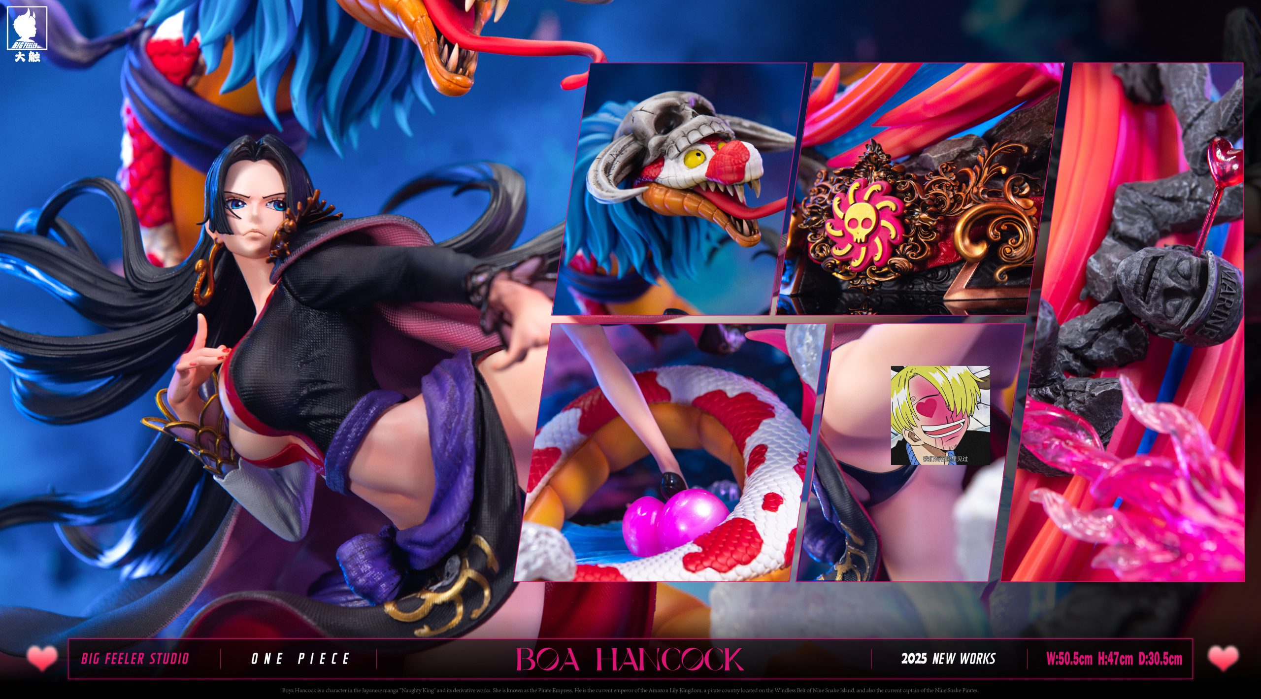 One Piece -Series 2nd Movie Version Boa Hancock Statue GK, Pre-sale