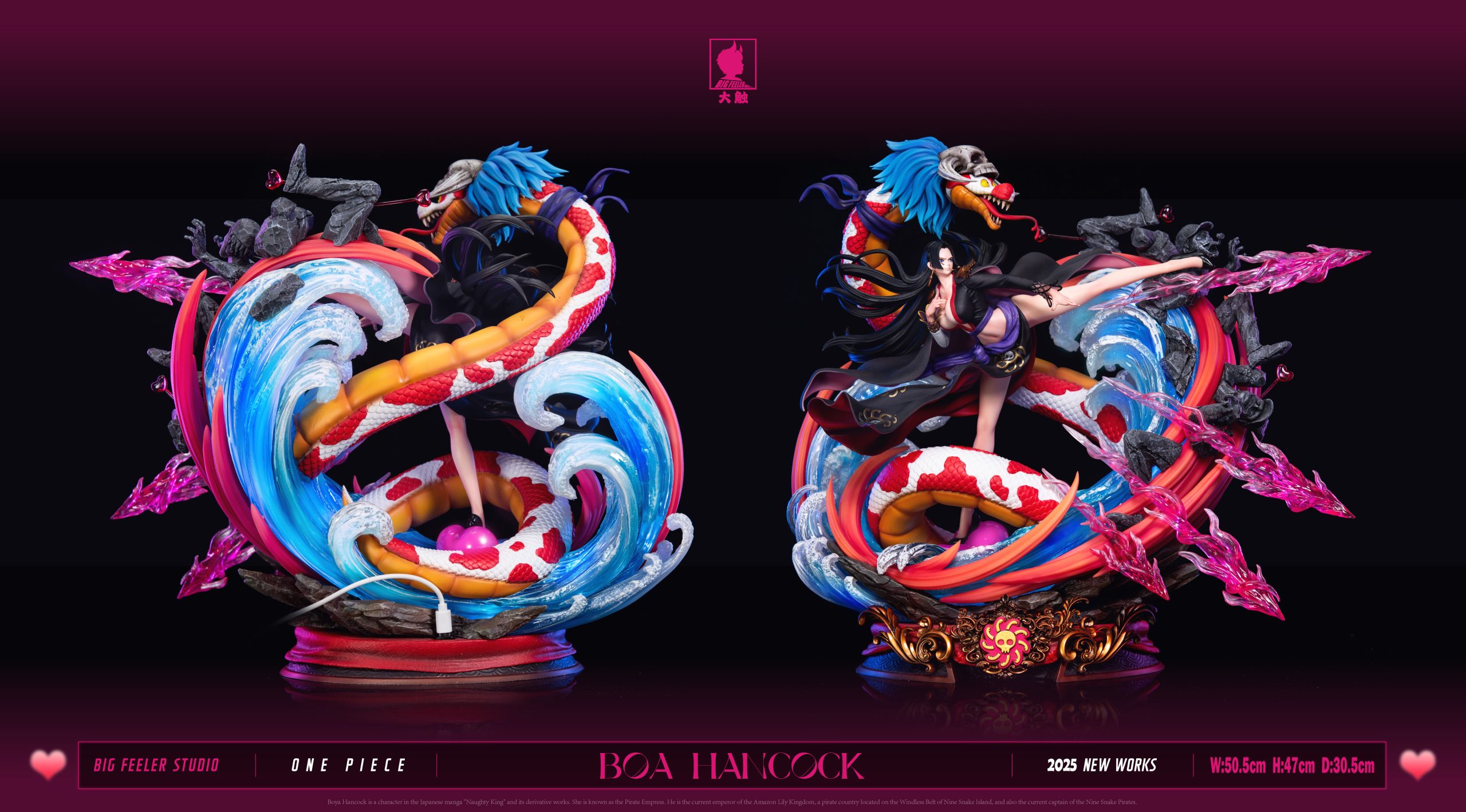 One Piece -Series 2nd Movie Version Boa Hancock Statue GK, Pre-sale