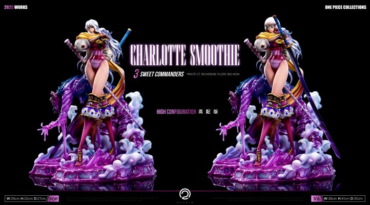 One Piece  Pirates Minister of Juice Charlotte Smoothie Statue GK, C2 Studio 