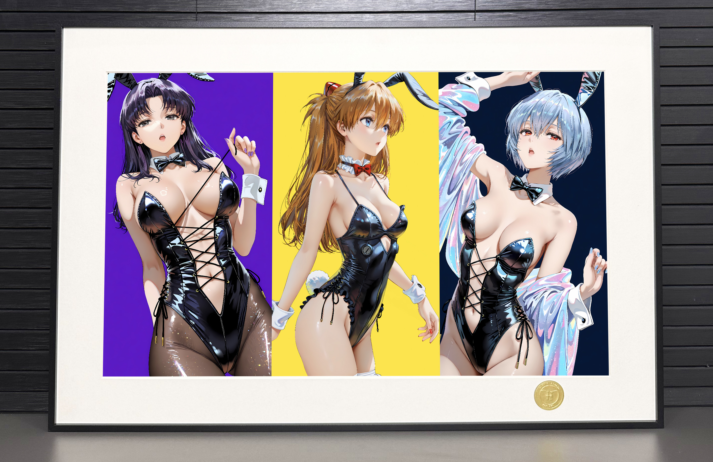 EVA Asuka, Rei Ayanami, Misato Katsuragi decorative painting, (Adult 18+) in stock