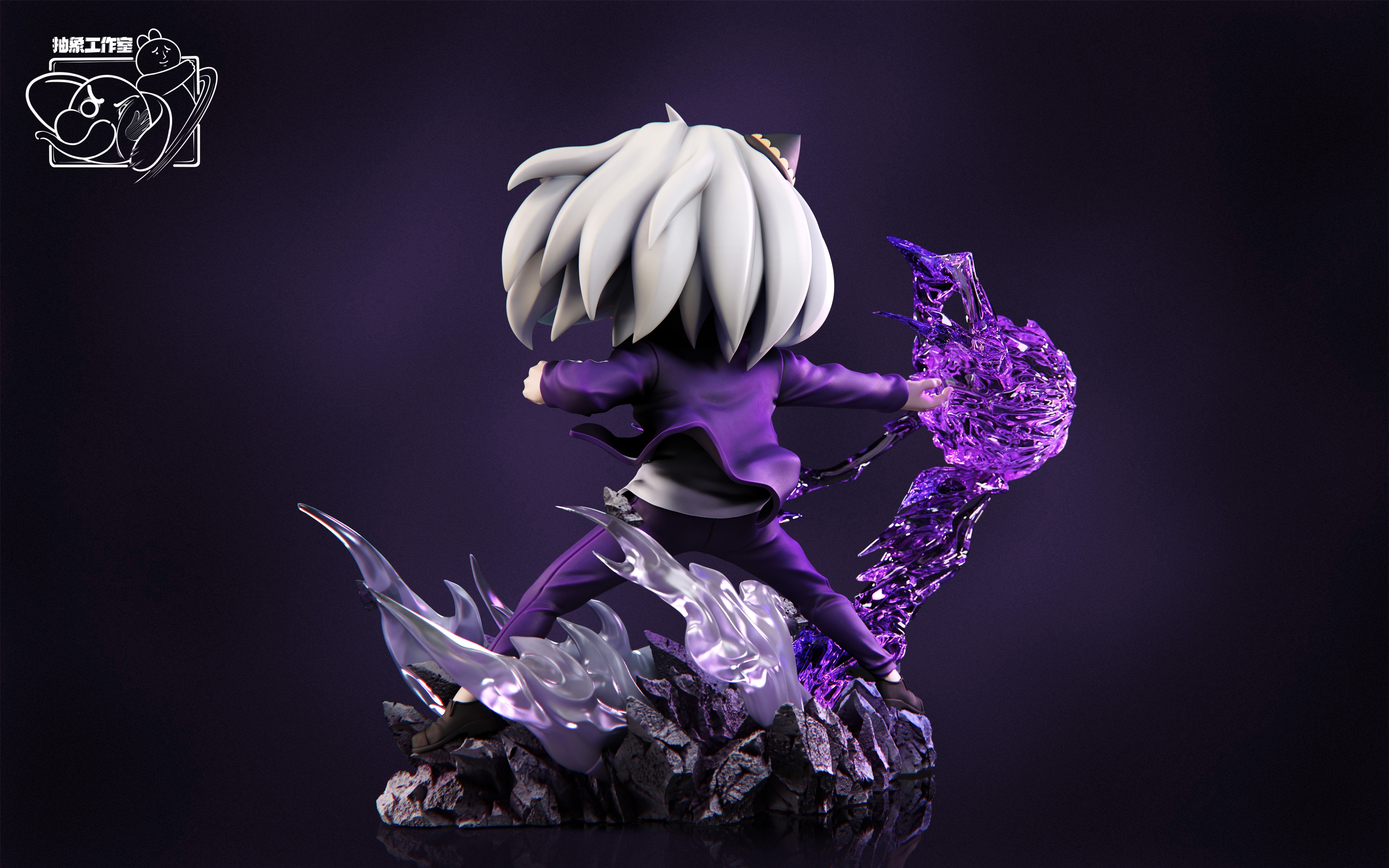 Spy x Family Anya cos Gojo Satoru statue GK,Chou Xiang Studio pre-sale