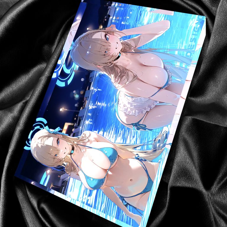 In stock-transparent card brick Asuma Toki & Suzuran & Prana & Asuna Ichinose & Allen Joe statue GK, Amoy Kasha Studio-KWII-GK