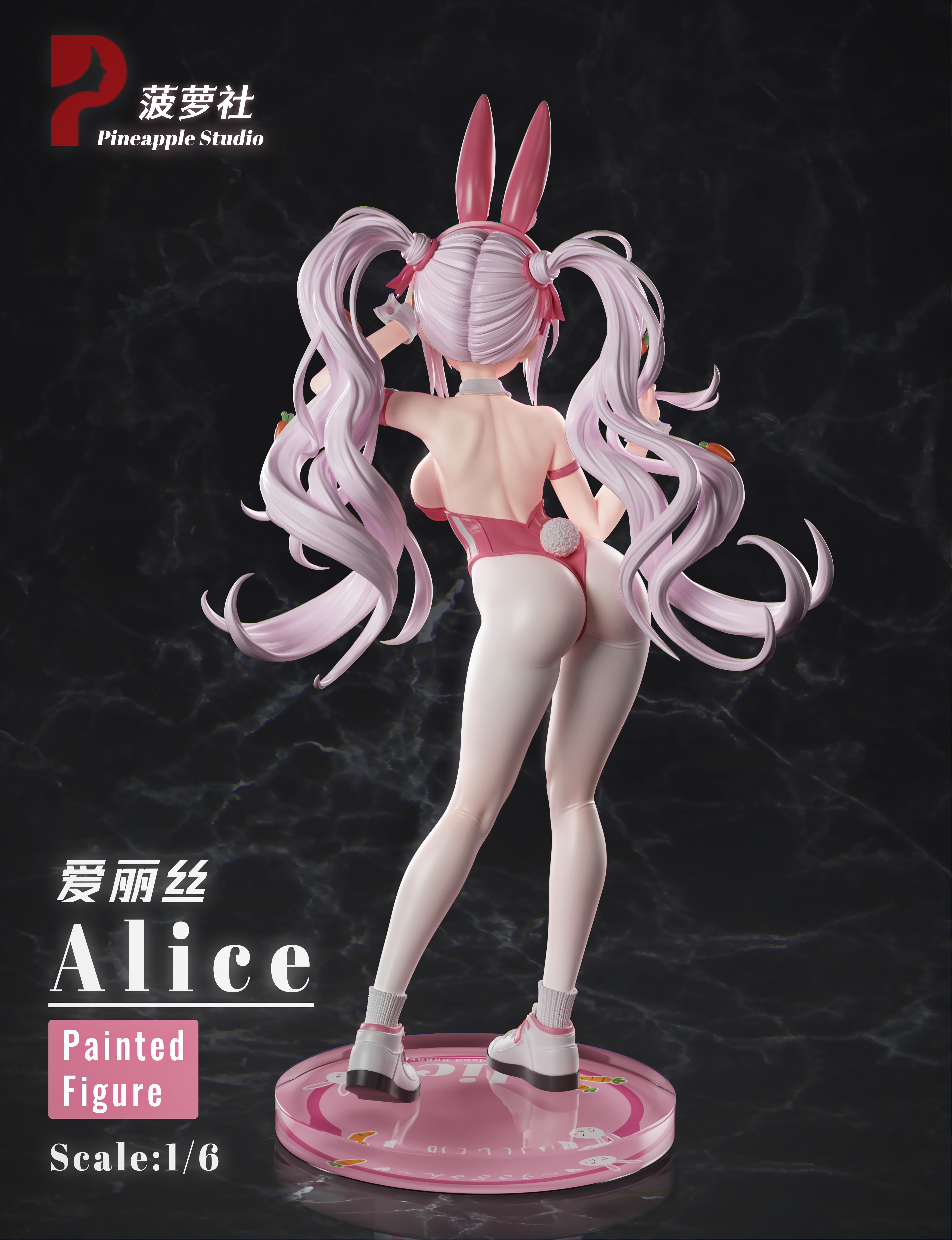 Nikke-Alice Bunny Girl VER 1/6 Scale Statue GK, Pineapple Studio, Pre-sale