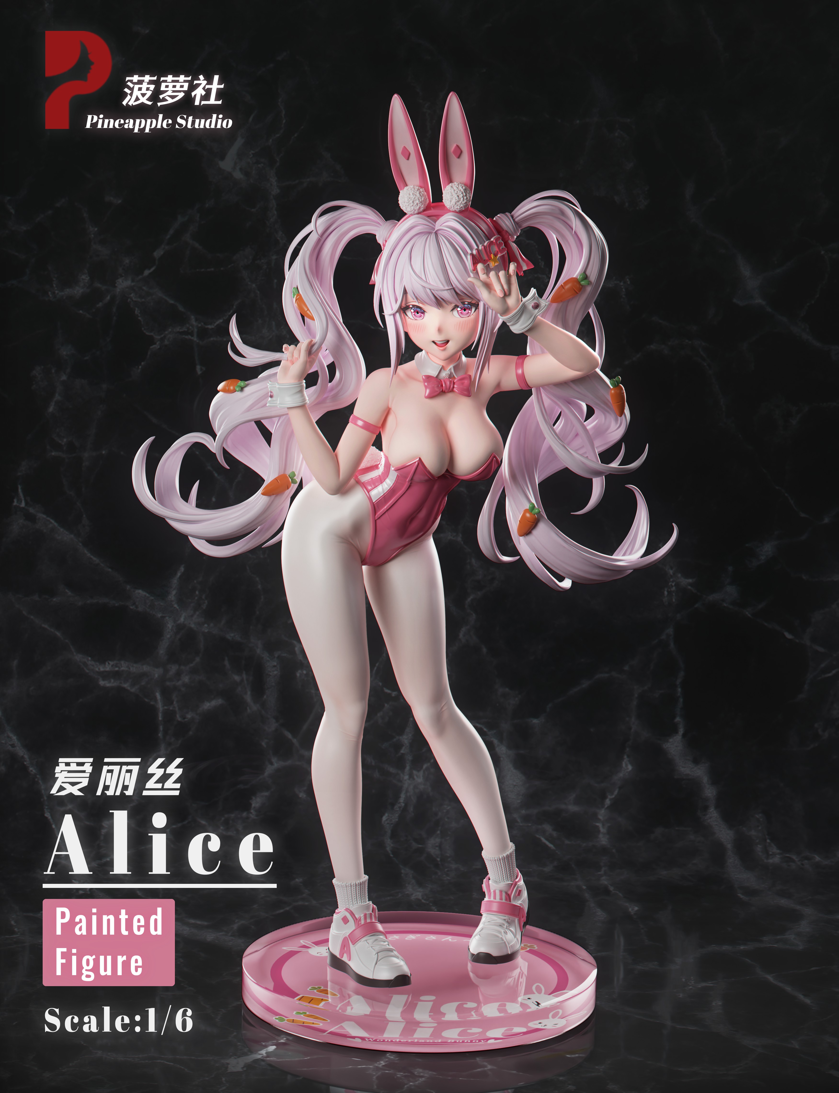 Nikke-Alice Bunny Girl VER 1/6 Scale Statue GK, Pineapple Studio, Pre-sale