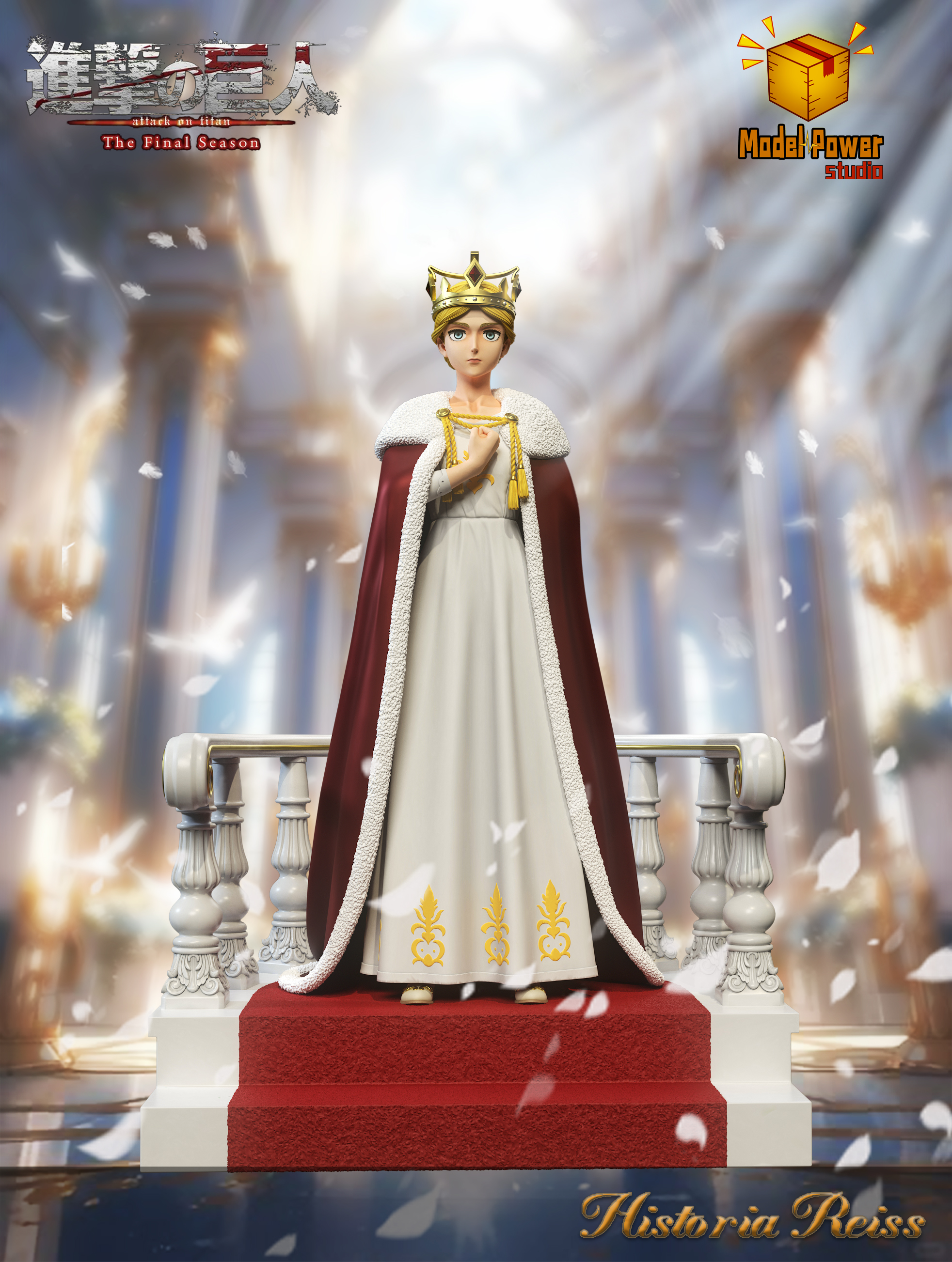 Attack on Titan Queen's Coronation-Historia Reiss Statue GK, Model Power studio, Pre-sale