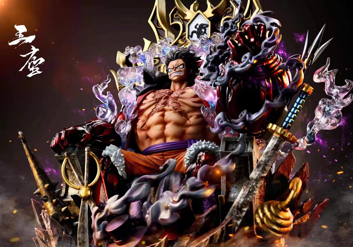 In stock -One Piece Luffy Overlord Throne 1/8  Staue GK, TH Studio