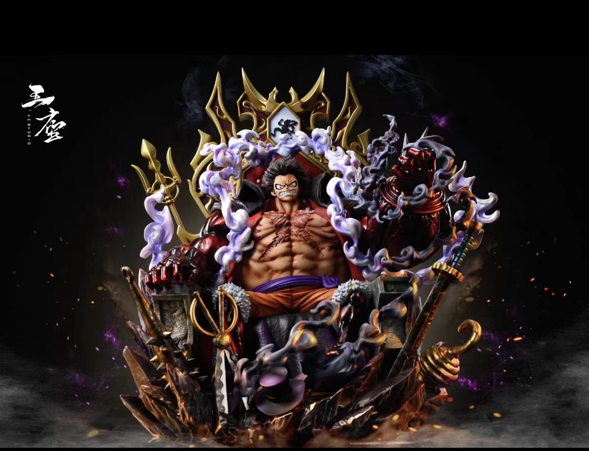 In stock -One Piece Luffy Overlord Throne 1/8  Staue GK, TH Studio