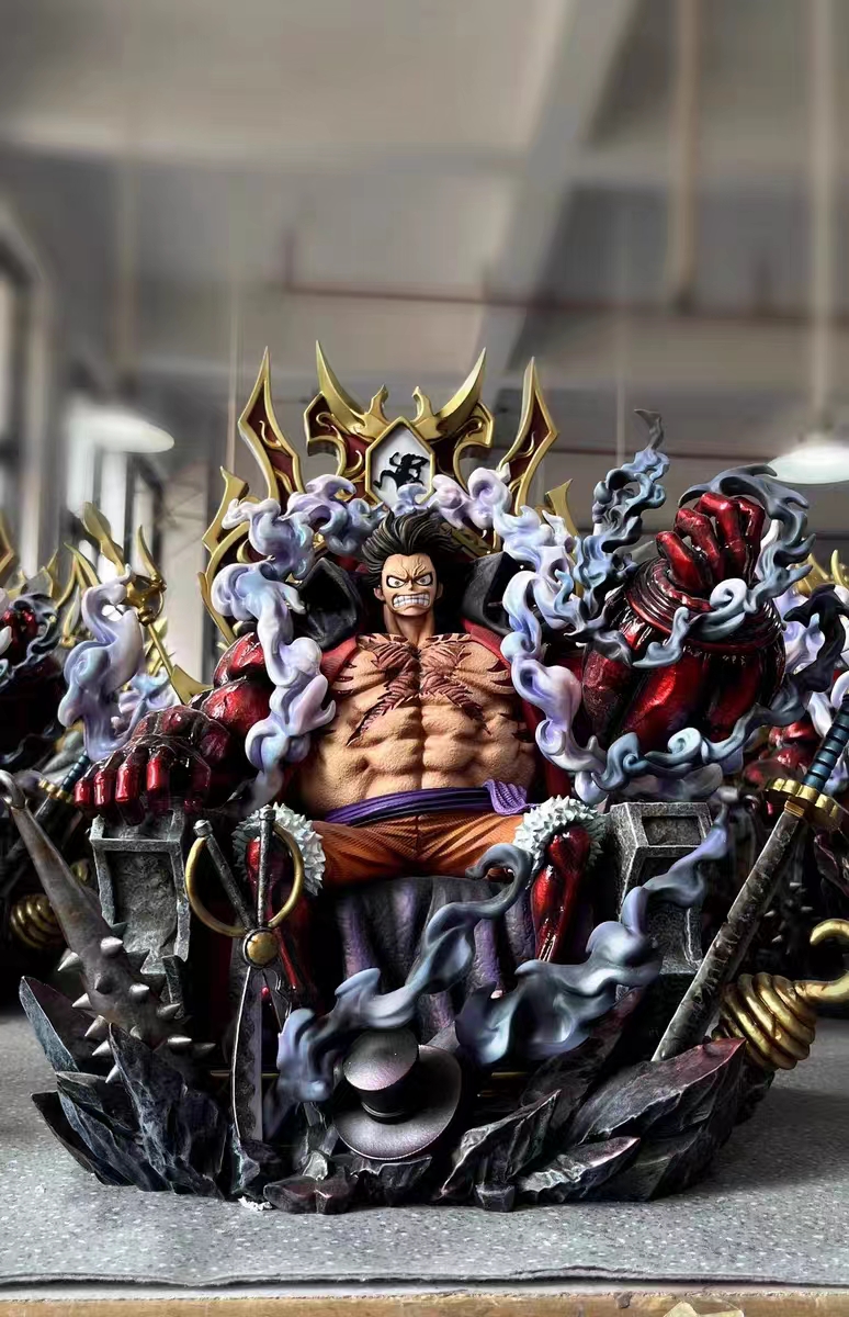 In stock -One Piece Luffy Overlord Throne 1/8  Staue GK, TH Studio