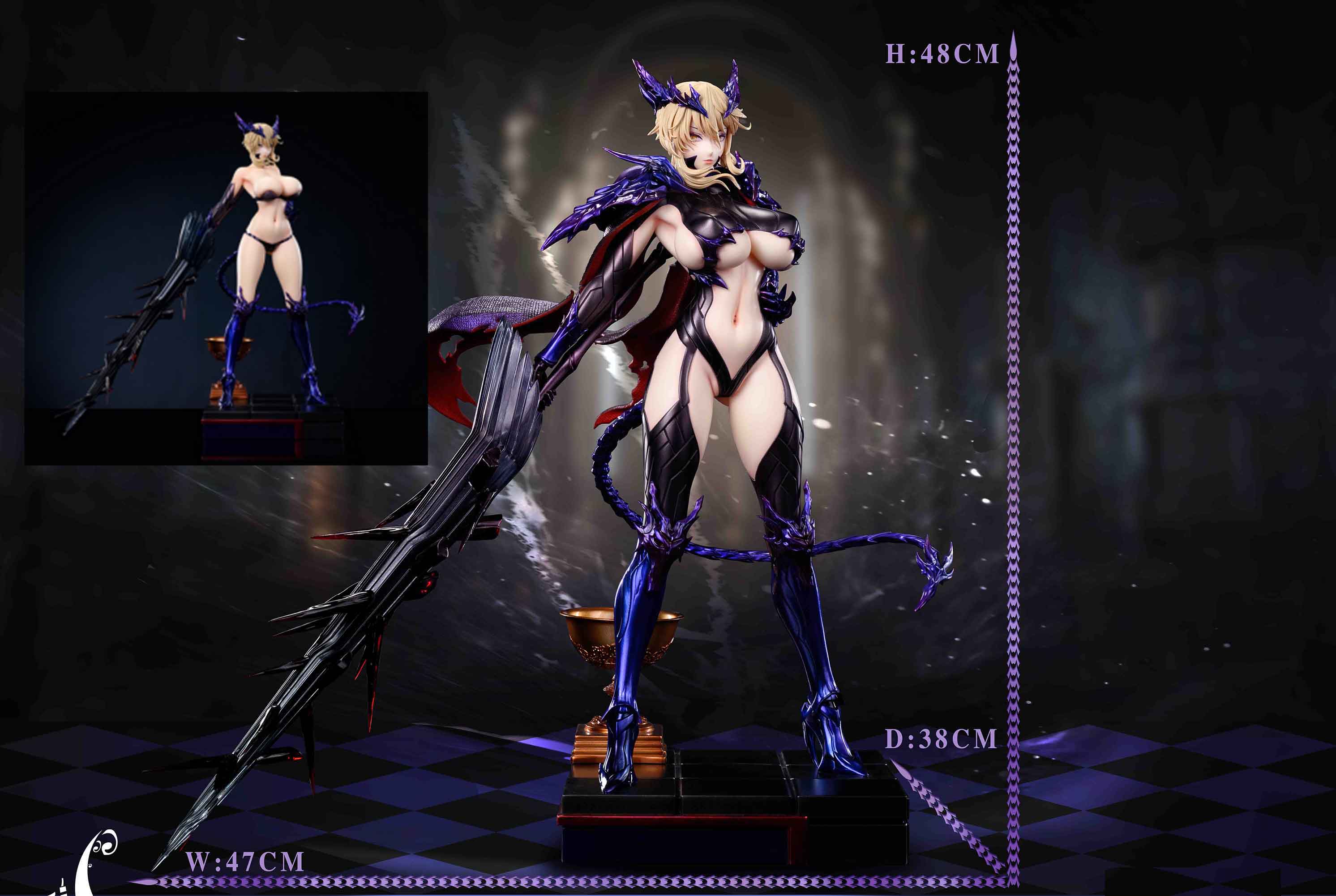 Fate Grand/Order Lancer Altria Pendragon & Altria Pendragon Alter 1/4 Statue GK (Adult 18+) Xpic Studio  Pre-sale-KWII-GK