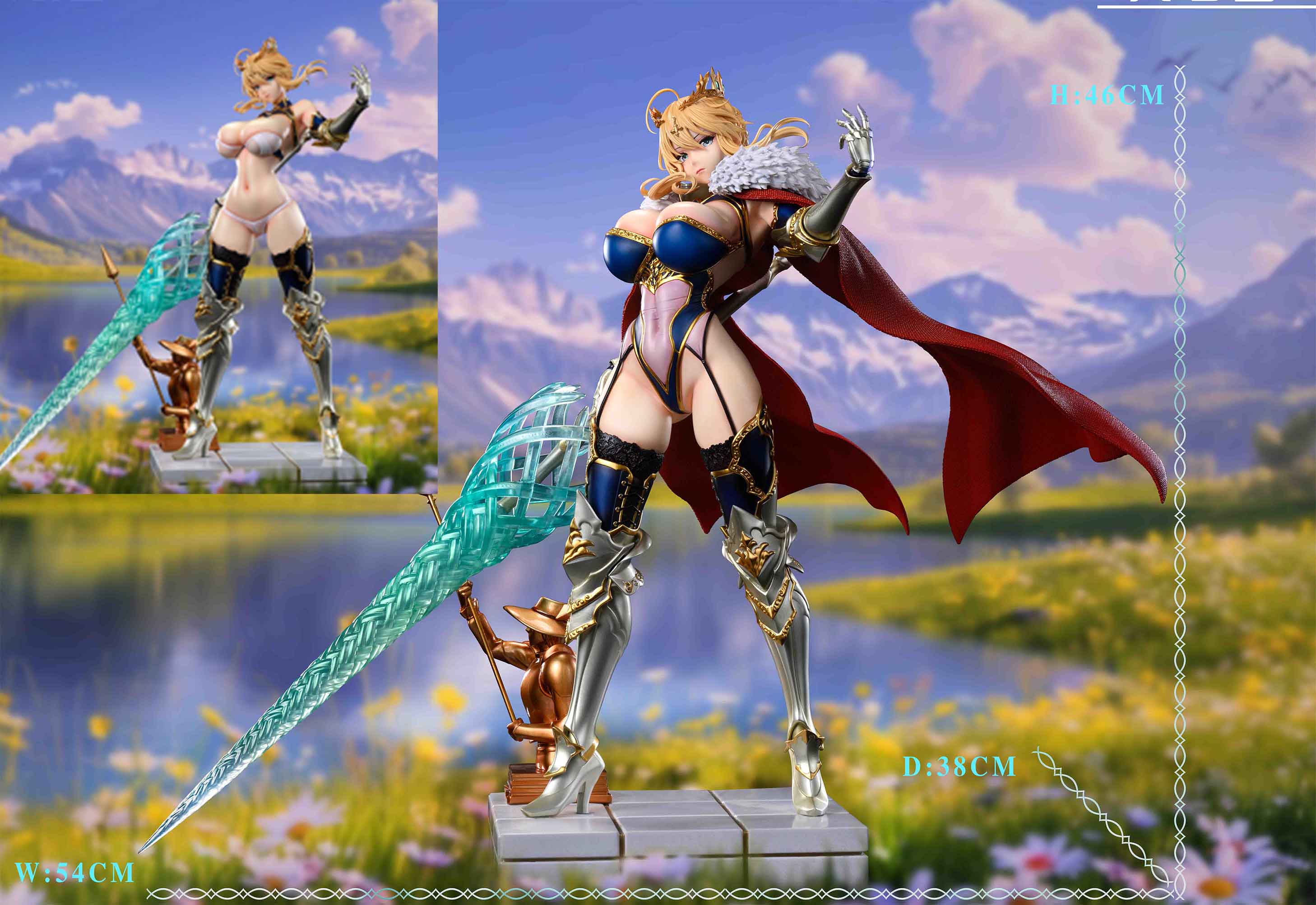 Fate Grand/Order Lancer Altria Pendragon & Altria Pendragon Alter 1/4 Statue GK (Adult 18+) Xpic Studio  Pre-sale-KWII-GK