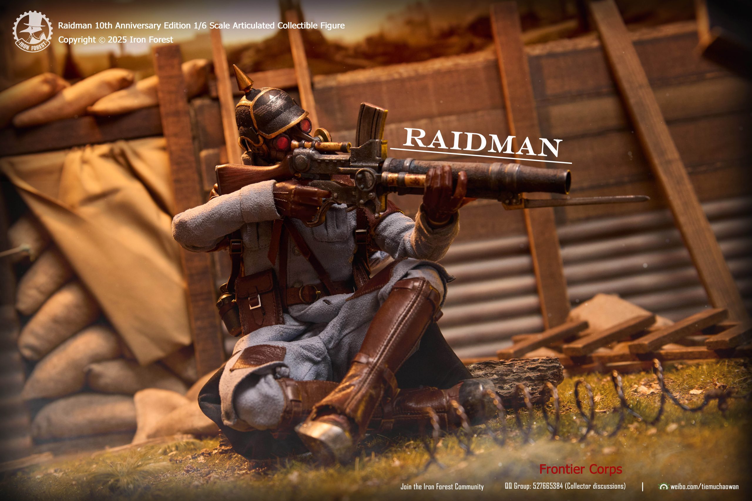 Frontier Corps New European Union Field Army Raidman Action Figure (Licensed) - Iron Forest Studio 