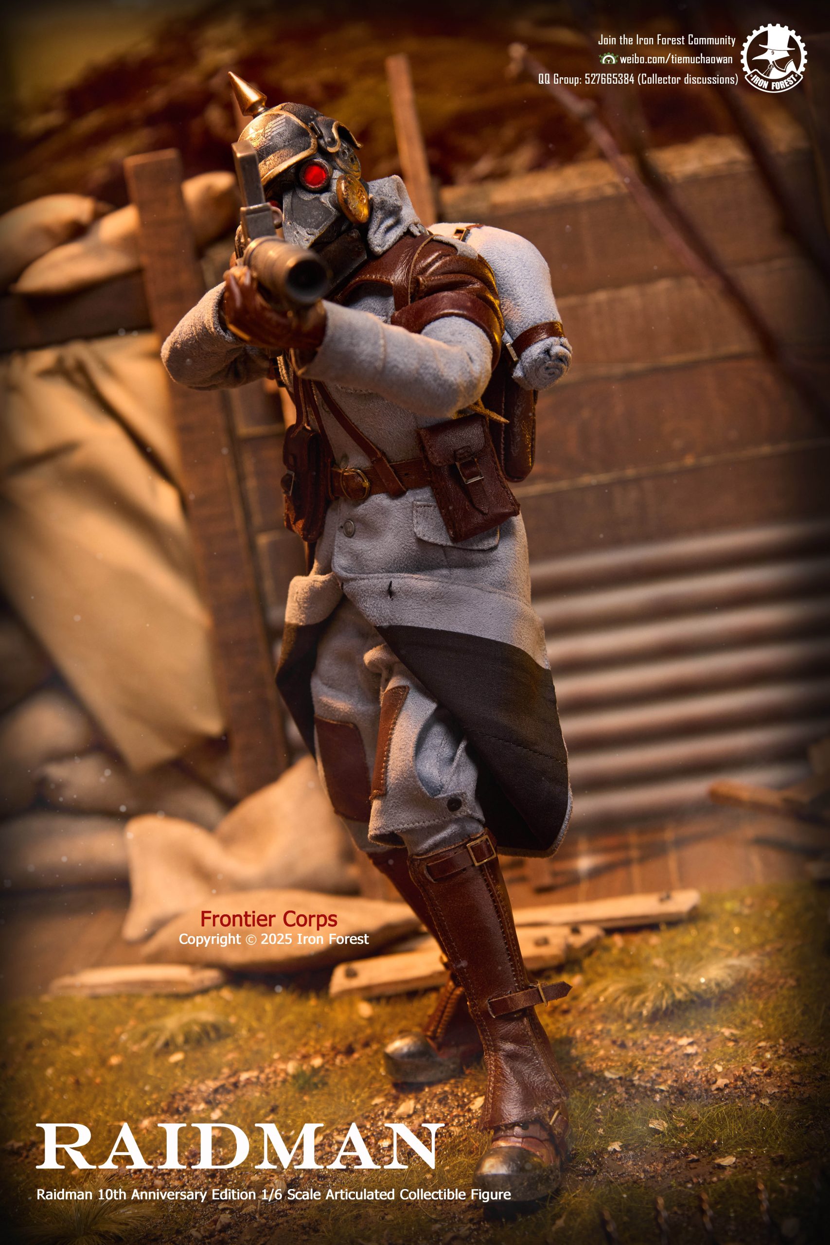 Frontier Corps New European Union Field Army Raidman Action Figure (Licensed) - Iron Forest Studio 