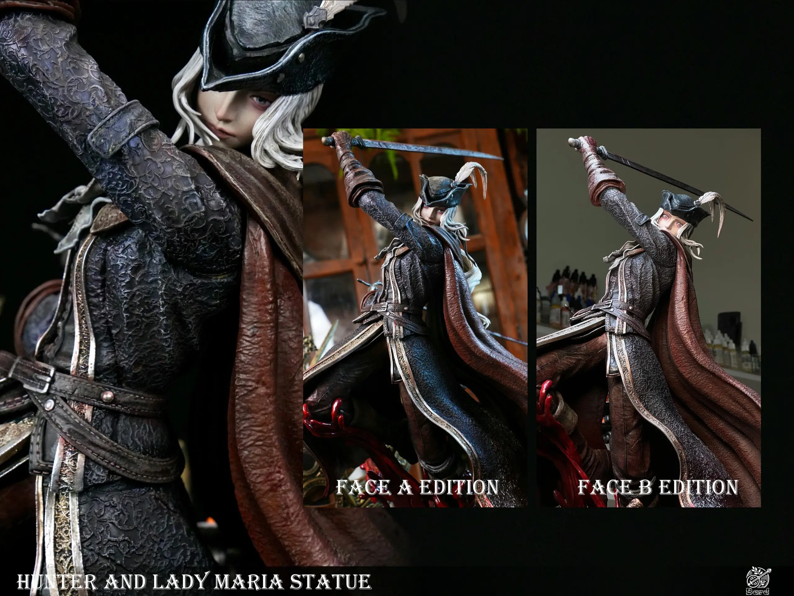 Bard Studio - Bloodborne Fight in the Astral Clock Tower Lady Maria vs Hunter Statue(GK)