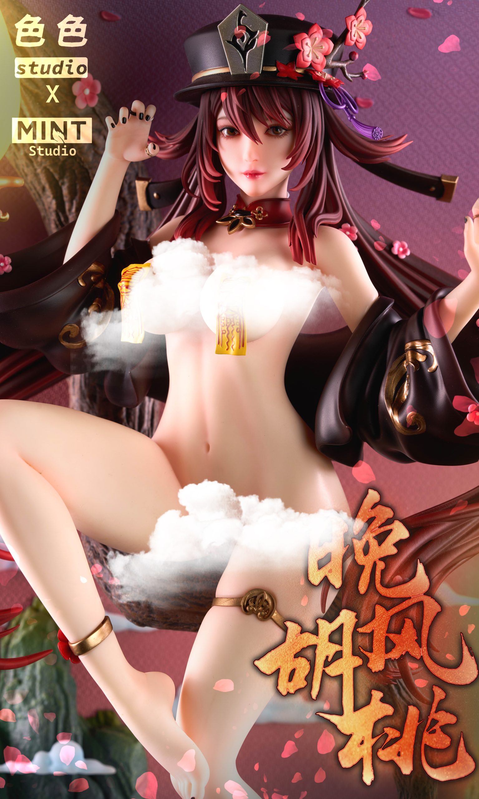 In stock - Genshin Impact Evening Wind Hu tao 1/6 B Statue(GK)(Adult 18+) - Sese Studio & Mint Studio-KWII-GK