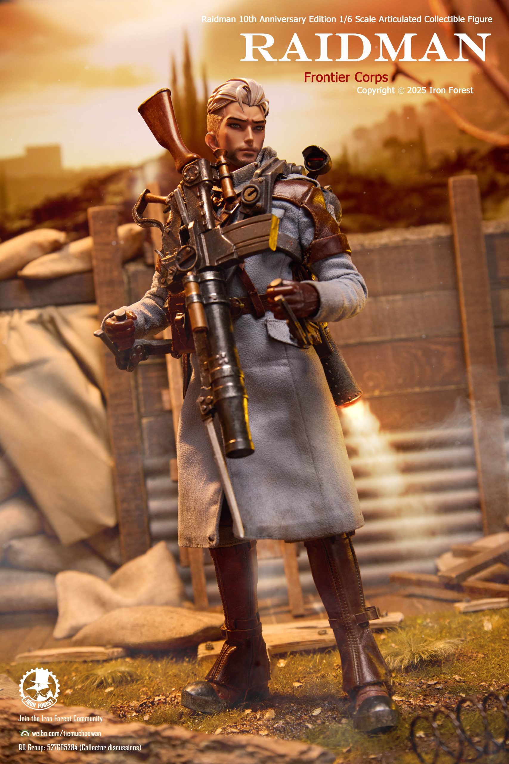 Frontier Corps New European Union Field Army Raidman Action Figure (Licensed) - Iron Forest Studio 