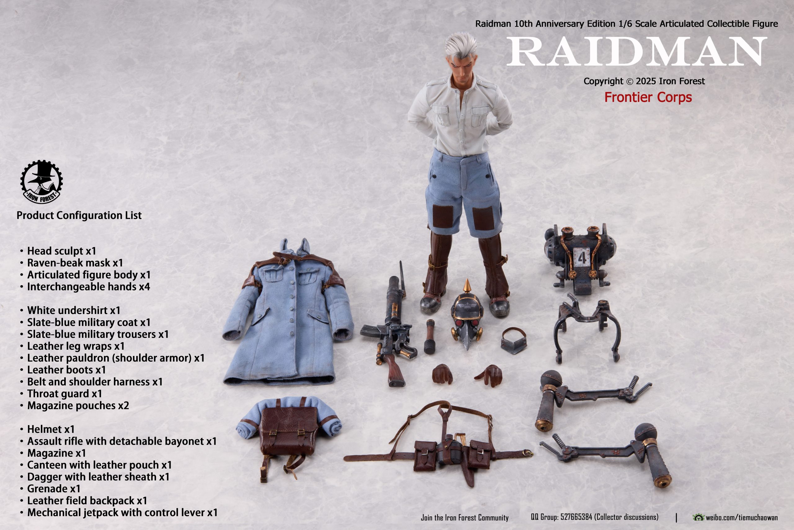Frontier Corps New European Union Field Army Raidman Action Figure (Licensed) - Iron Forest Studio 