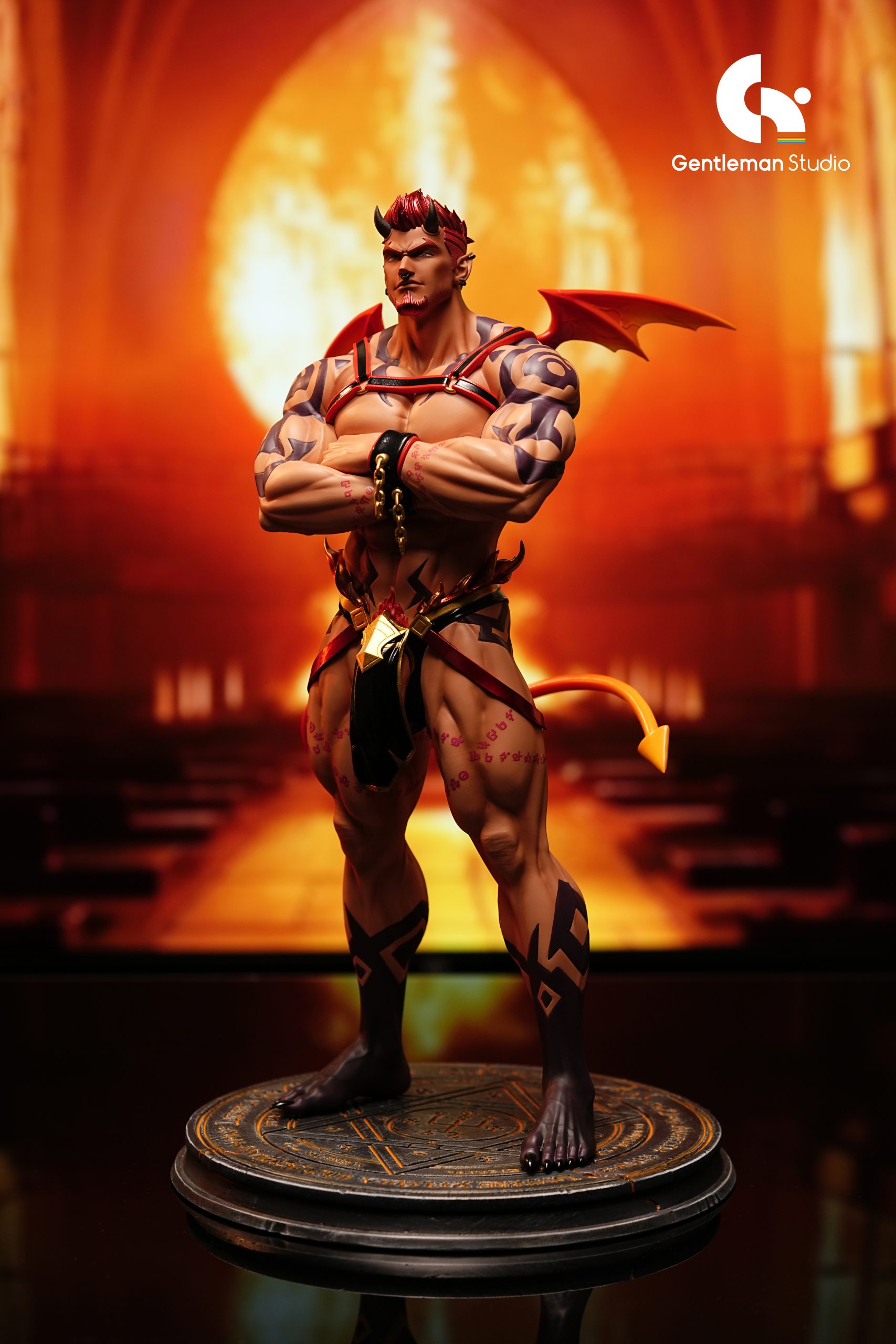 In stock- Gentleman 18 Studio - Original SAMAEL 1/6 Statue (Licensed)   (Adult 18+)