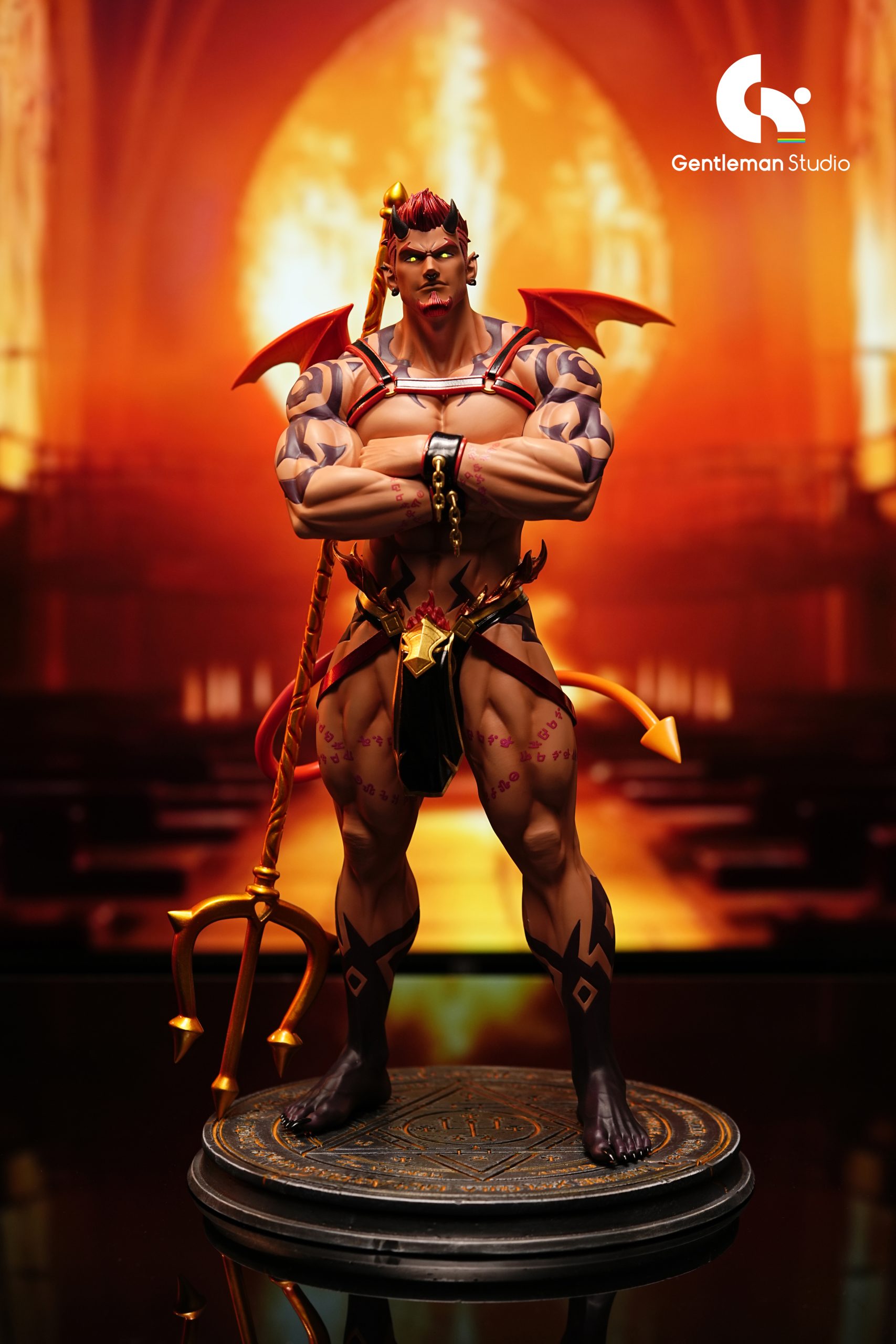 In stock- Gentleman 18 Studio - Original SAMAEL 1/6 Statue (Licensed)   (Adult 18+)