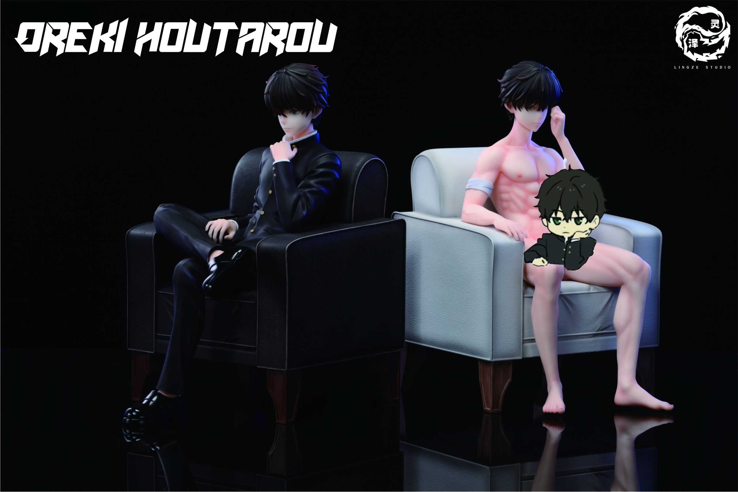 In stock-Hyouka Oreki Houtarou Statue (GK) Figure-LINGZE Studio 