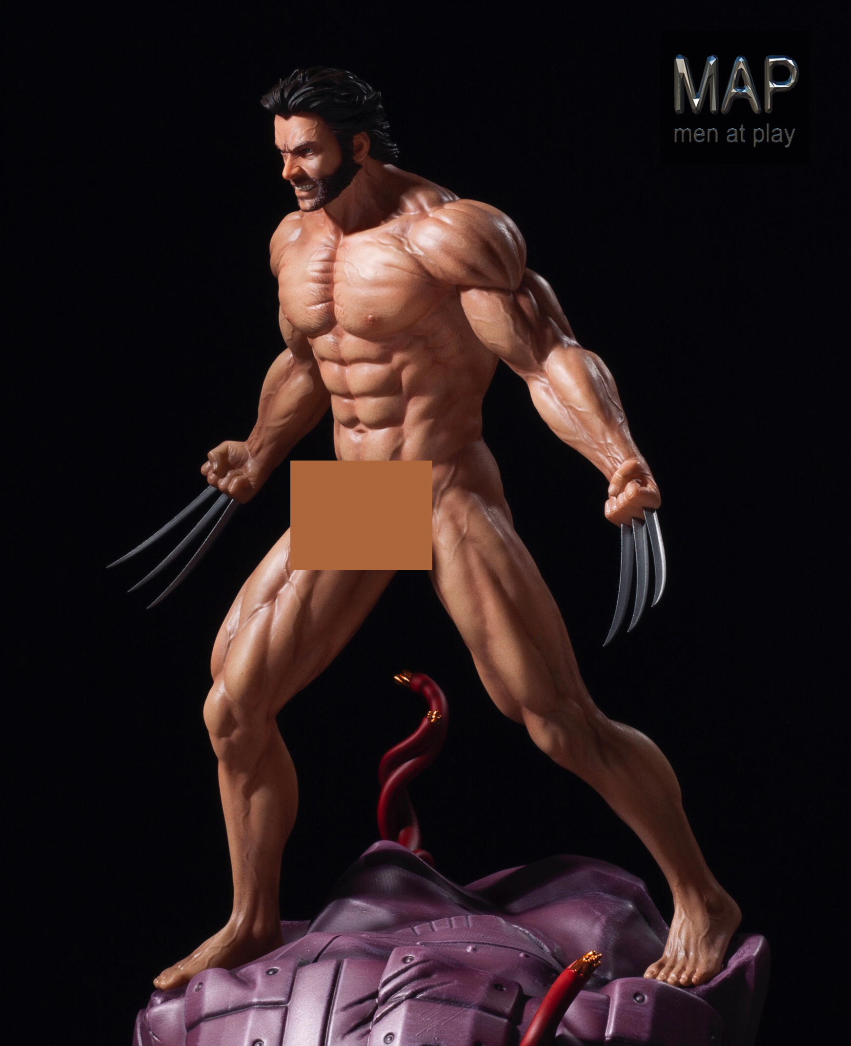 In stock-Marvel Wolverine Statue GK (Adult 18+Male)-Men At Play Studio