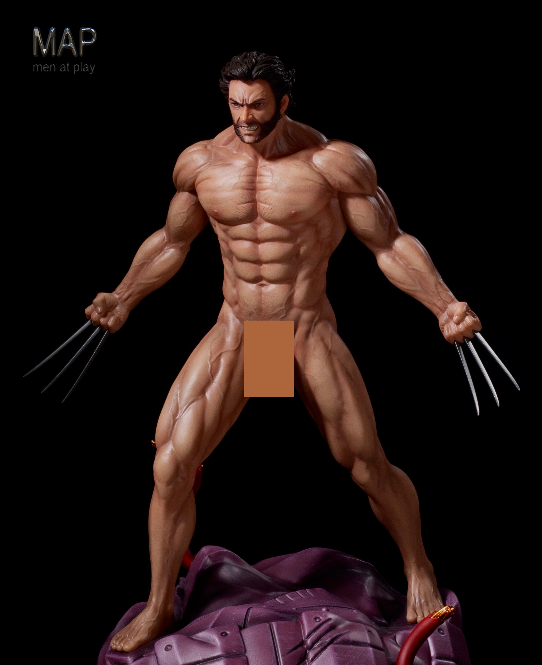 In stock-Marvel Wolverine Statue GK (Adult 18+Male)-Men At Play Studio