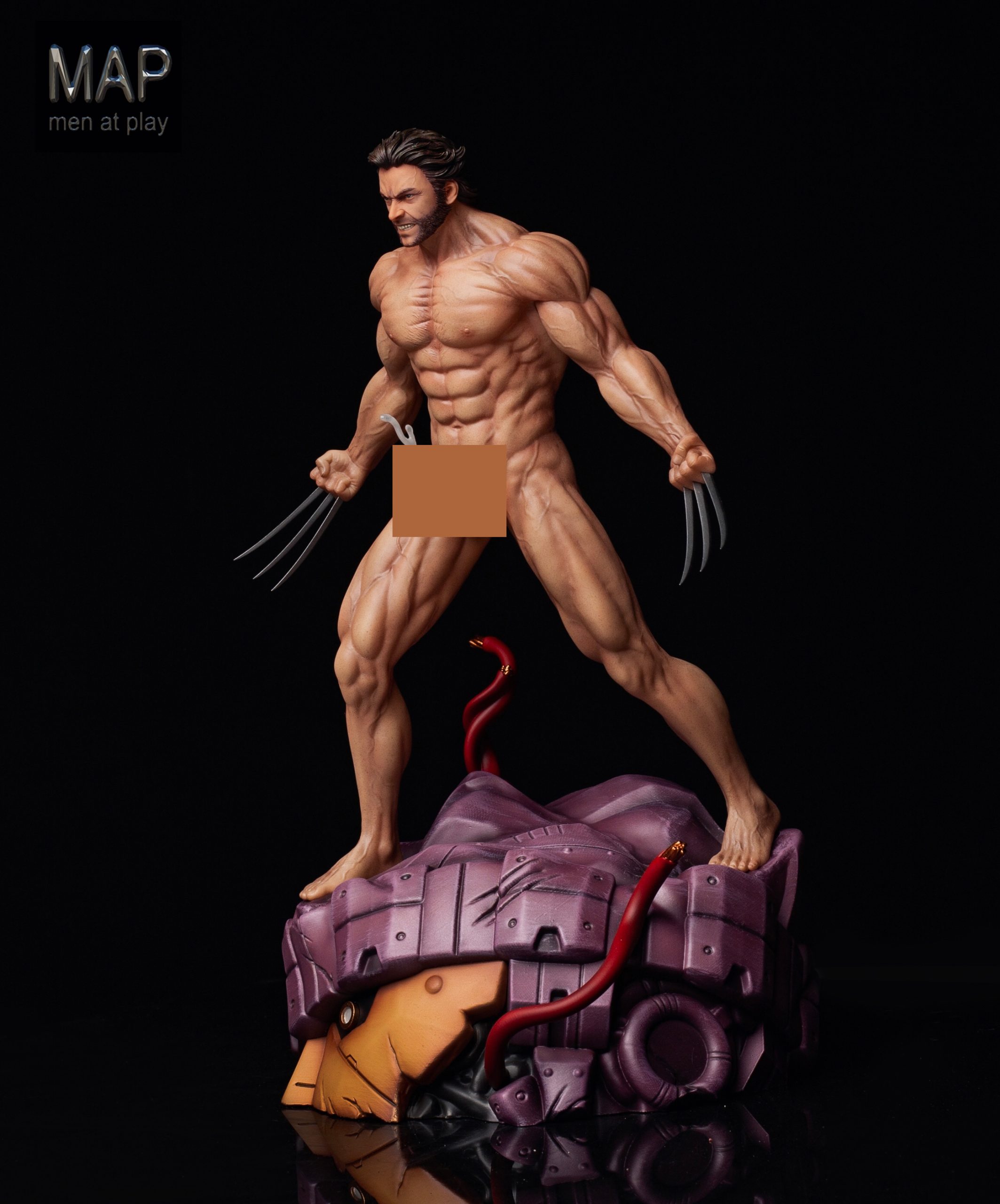 In stock-Marvel Wolverine Statue GK (Adult 18+Male)-Men At Play Studio