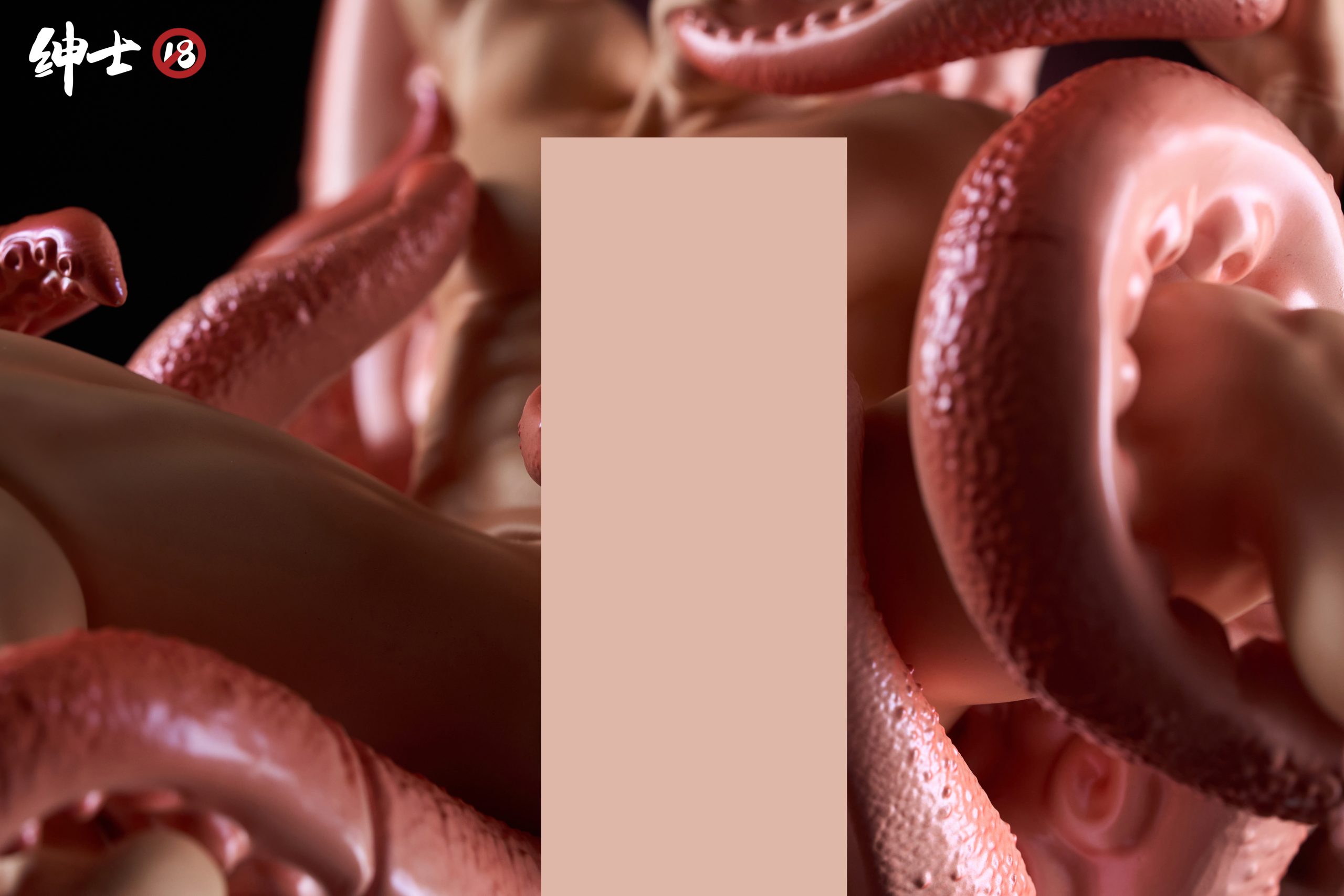 In stock-Delicious in Dungeon Tentacle Laios Touden Statue GK Figure（Adults 18+Male）Gentleman 18 Studio -KWII-GK