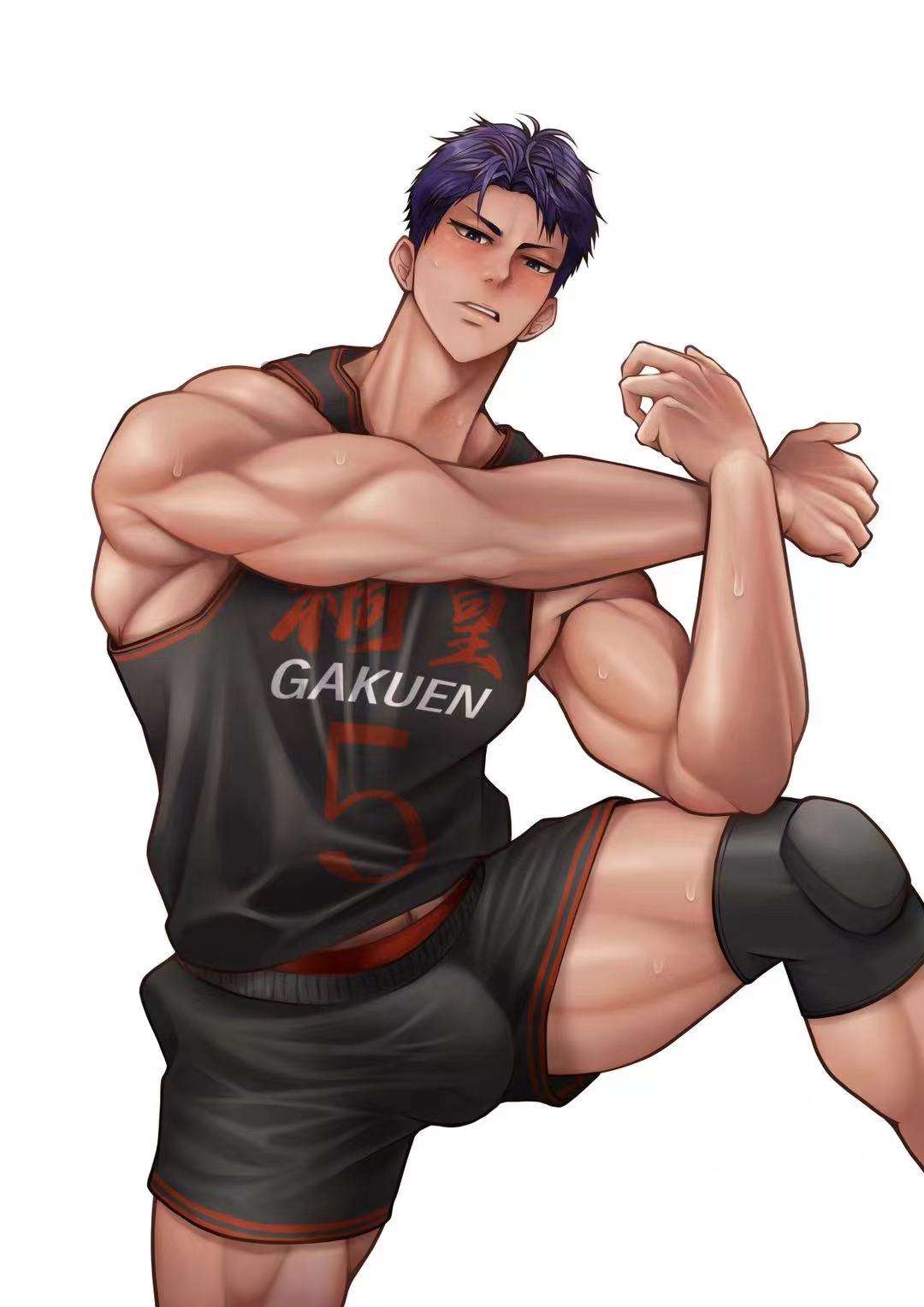 Kuroko's Basketball zone Aomine Daiki Statue GK Figure(18+MALE)-President’s secret Studio