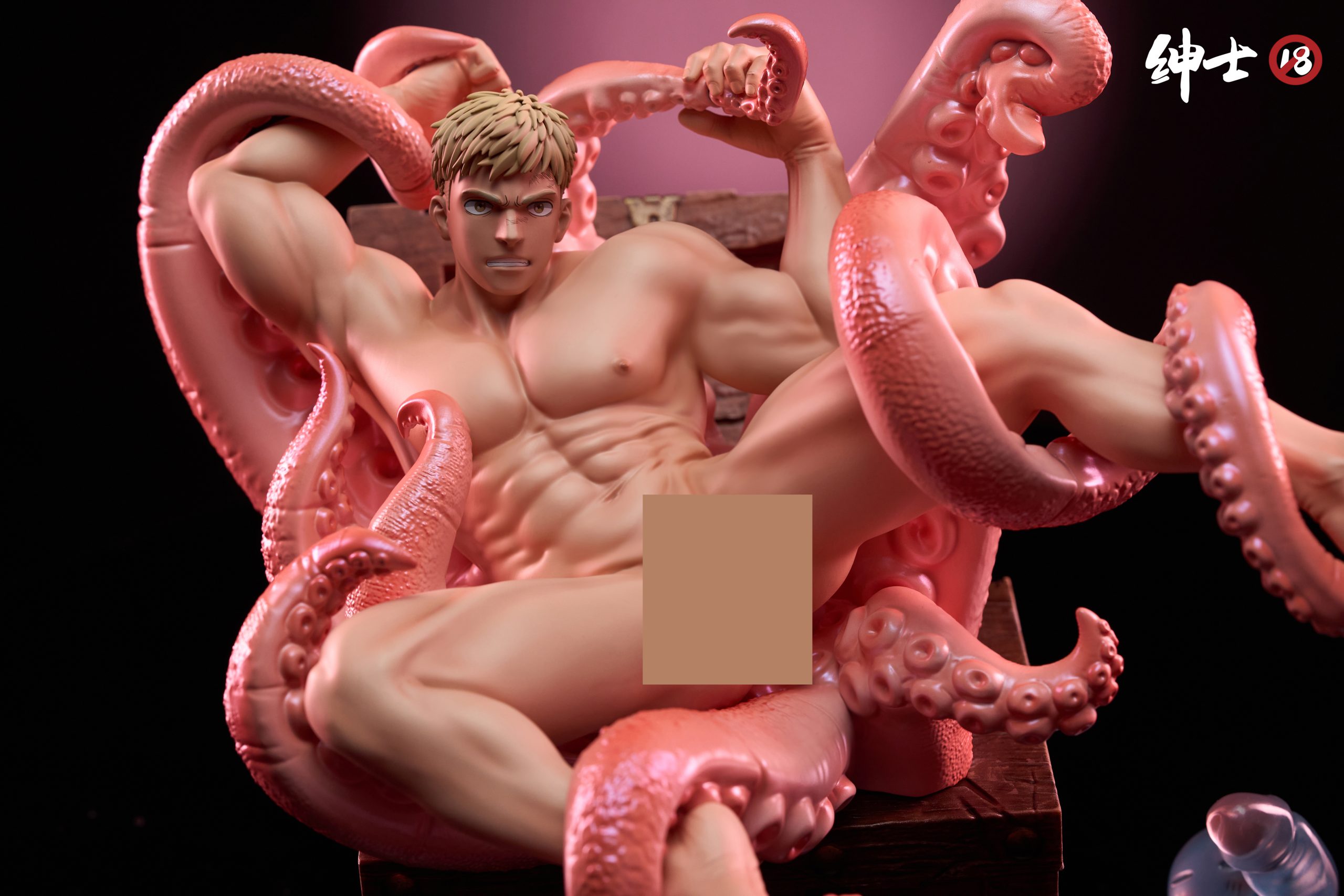 In stock-Delicious in Dungeon Tentacle Laios Touden Statue GK Figure（Adults 18+Male）Gentleman 18 Studio -KWII-GK