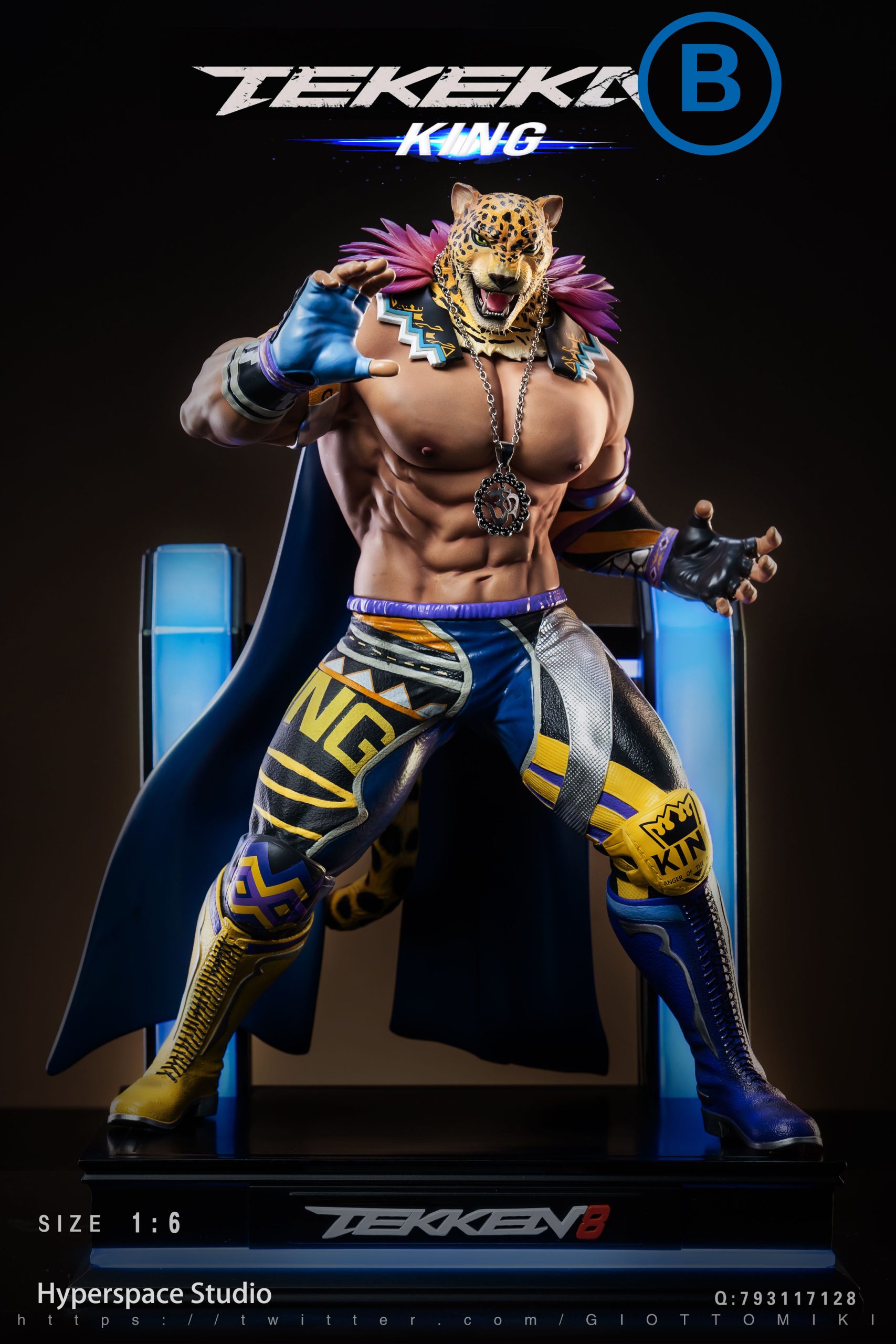 In Stock-Original Wrestler KING Statue GK Figure（Adults 18+Male）(Licensed)-Hyperspace Studio 