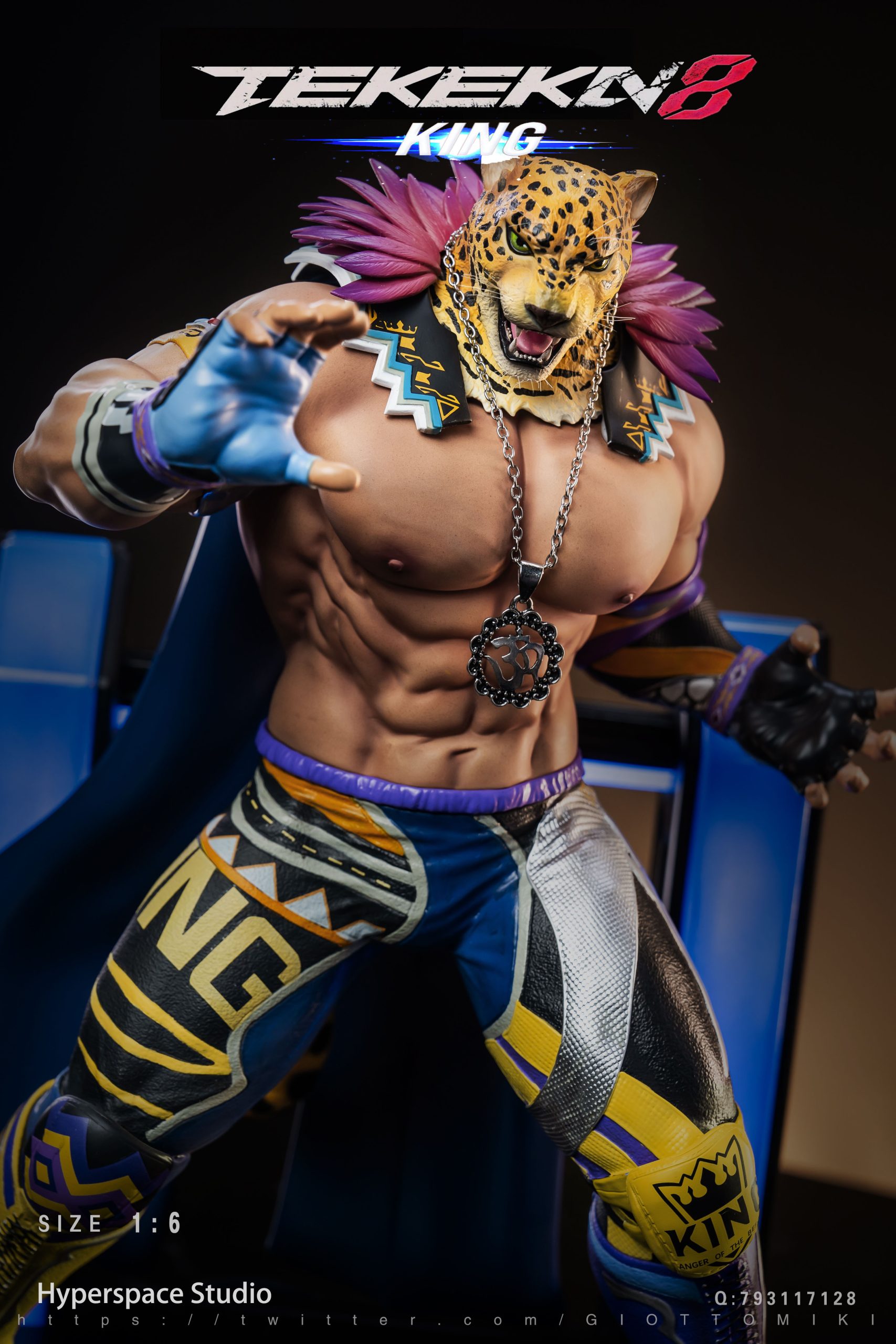 In Stock-Original Wrestler KING Statue GK Figure（Adults 18+Male）(Licensed)-Hyperspace Studio 