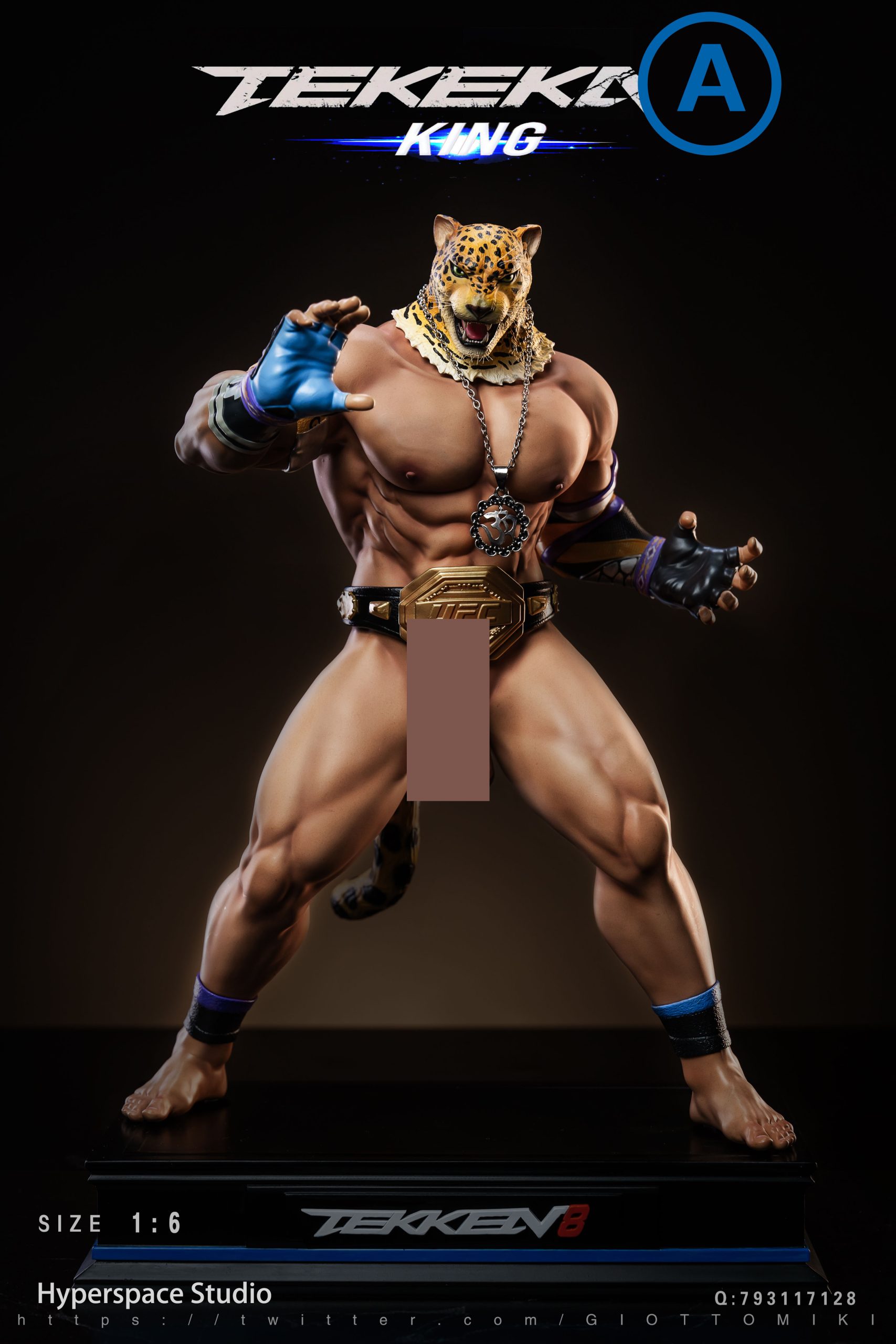In Stock-Original Wrestler KING Statue GK Figure（Adults 18+Male）(Licensed)-Hyperspace Studio 