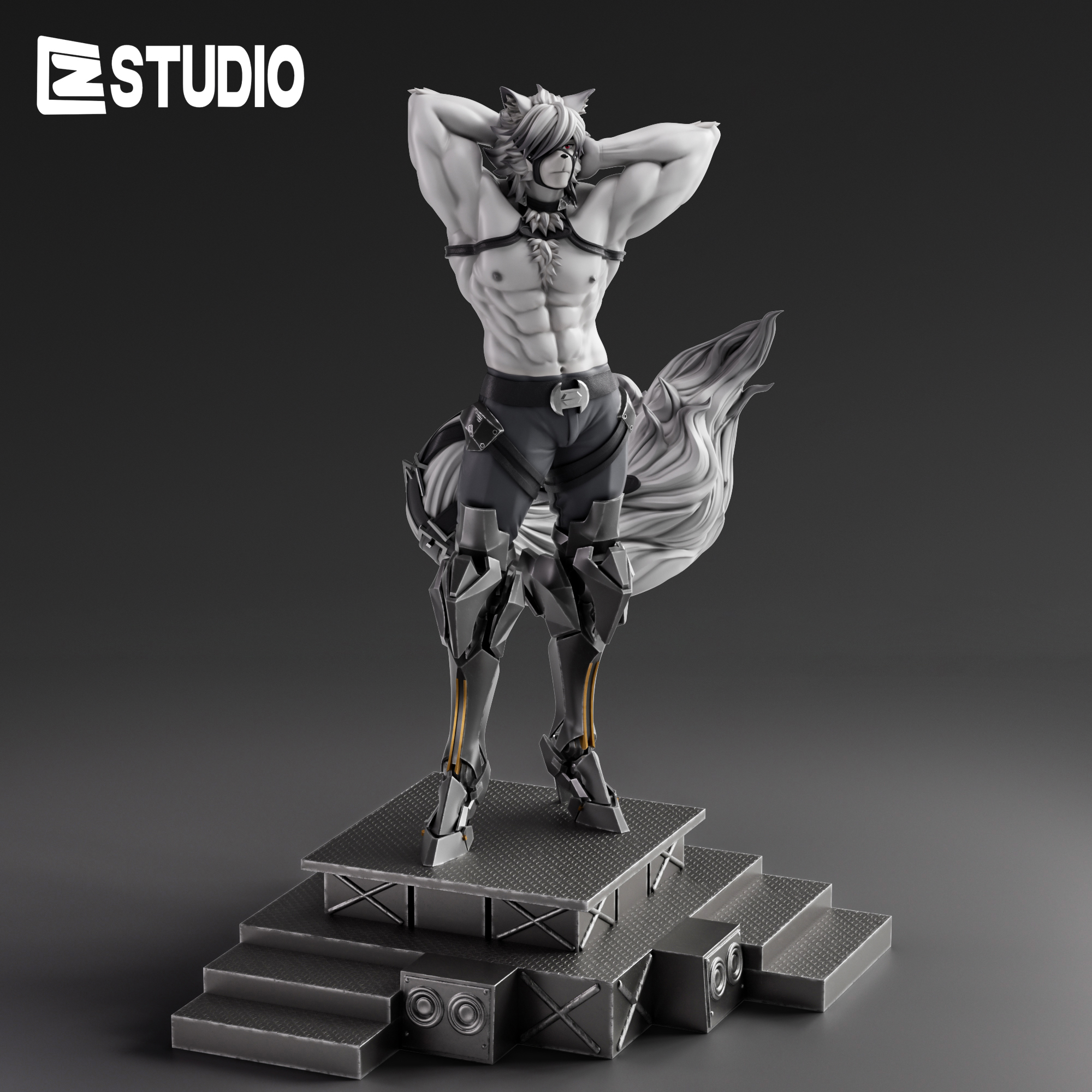 In Stock- Zenless Zone Zero Von Lycaon 1/6 Statue GK Figure(Adults 18+Male)-CZ Studio