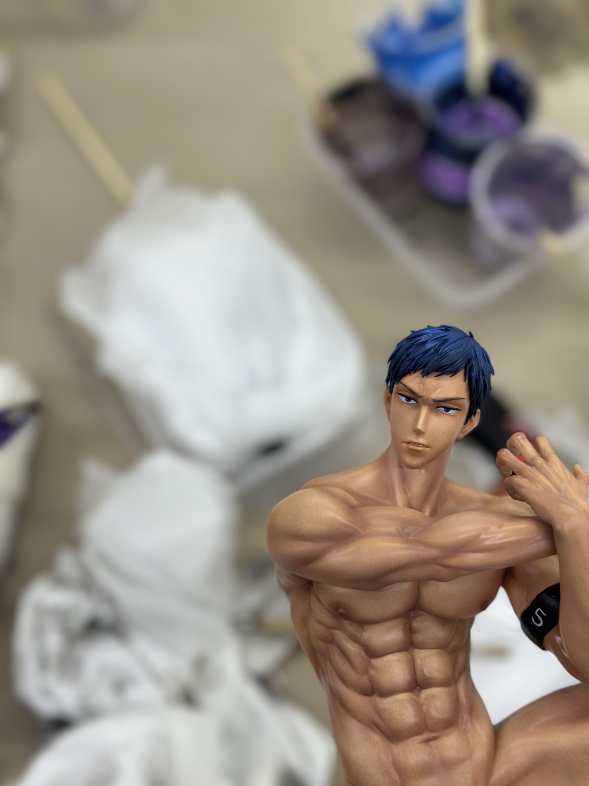 Kuroko's Basketball zone Aomine Daiki Statue GK Figure(18+MALE)-President’s secret Studio