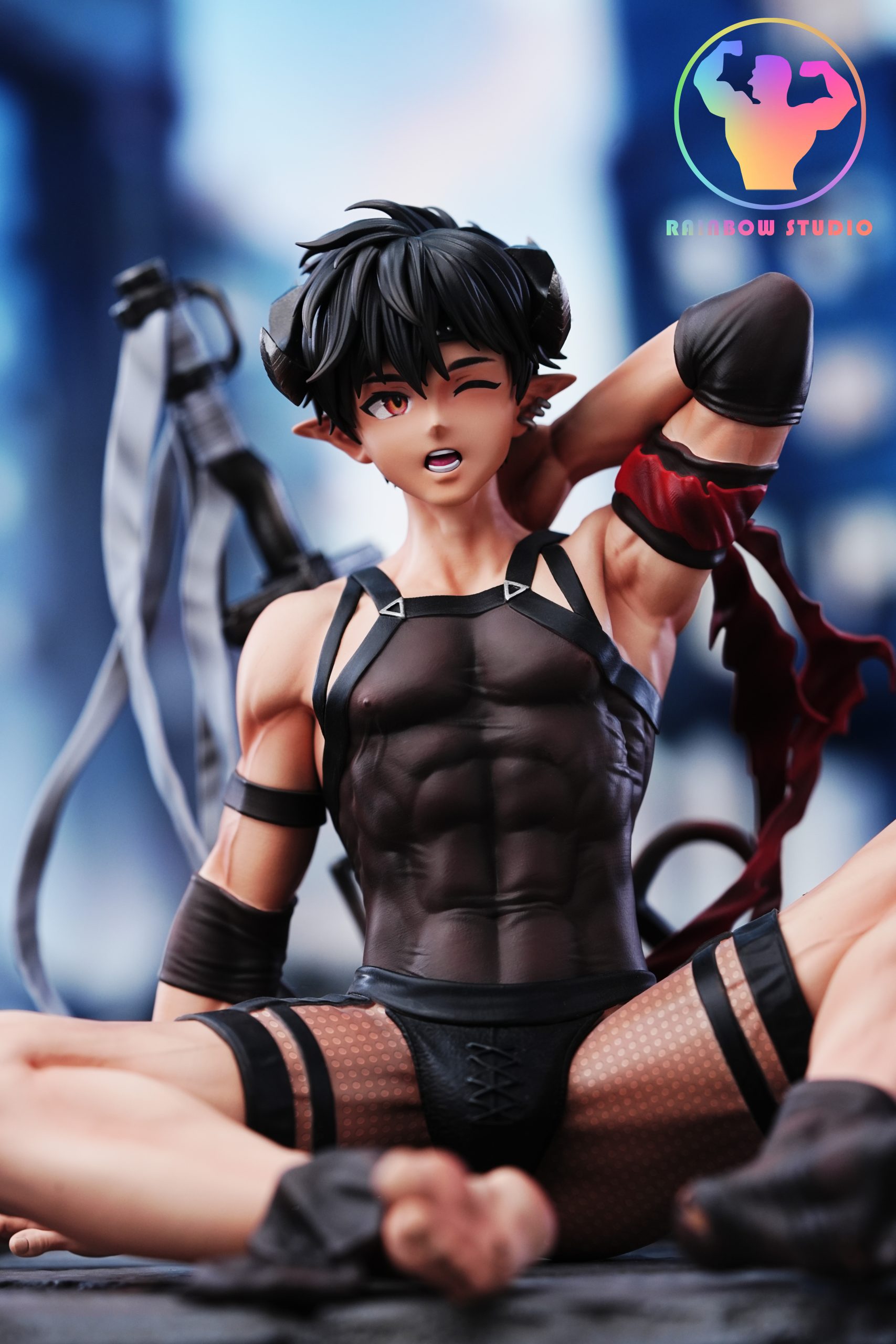 Arknights Odda Statue GK Figure (18+MALE)-Rainbow Studio Pre-sale