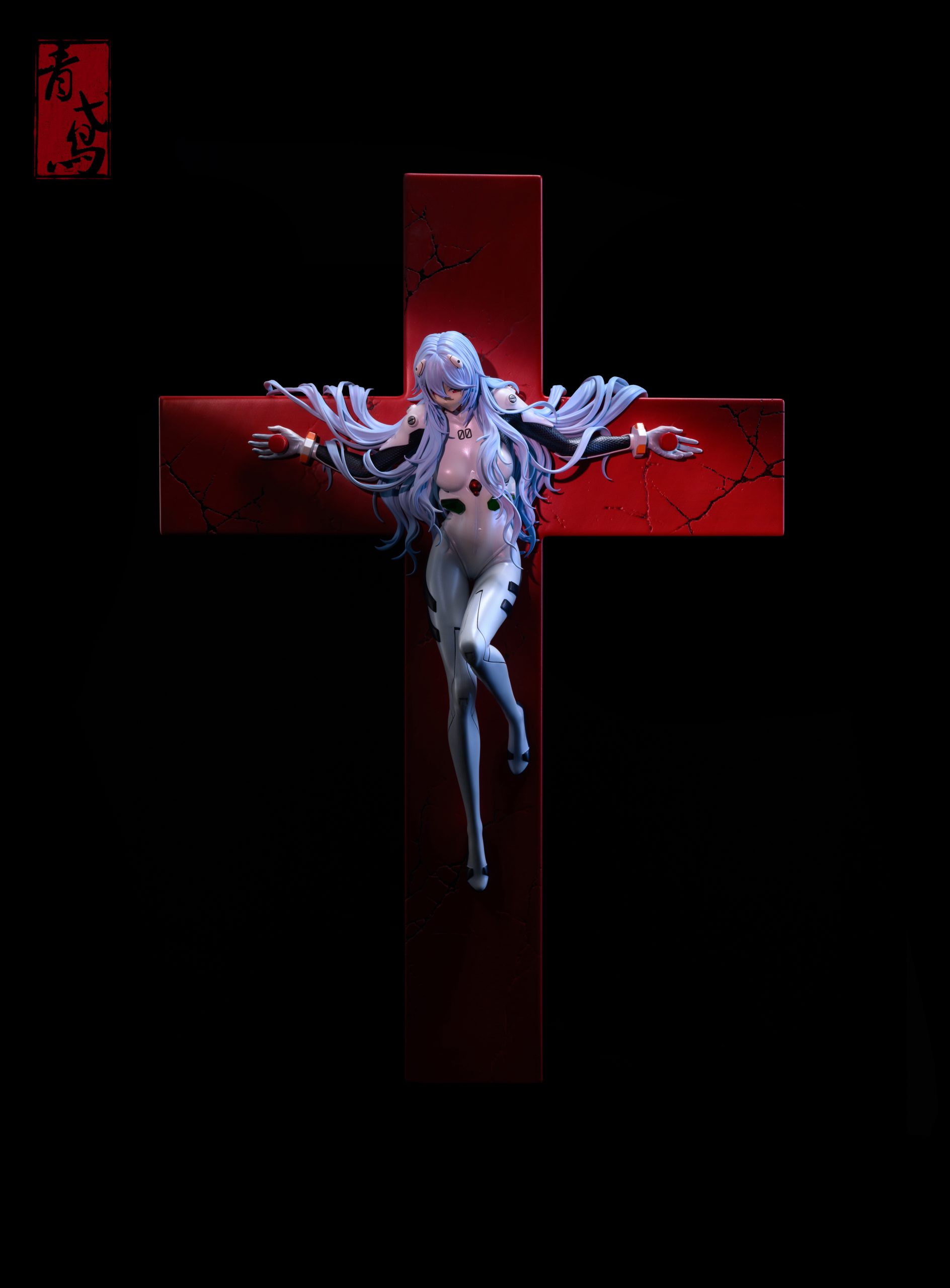 In stock - Neon Genesis Evangelion Artist Collaboration Model Ayanami Rei Statue (GK) -Qing Yuan Studio-KWII-GK