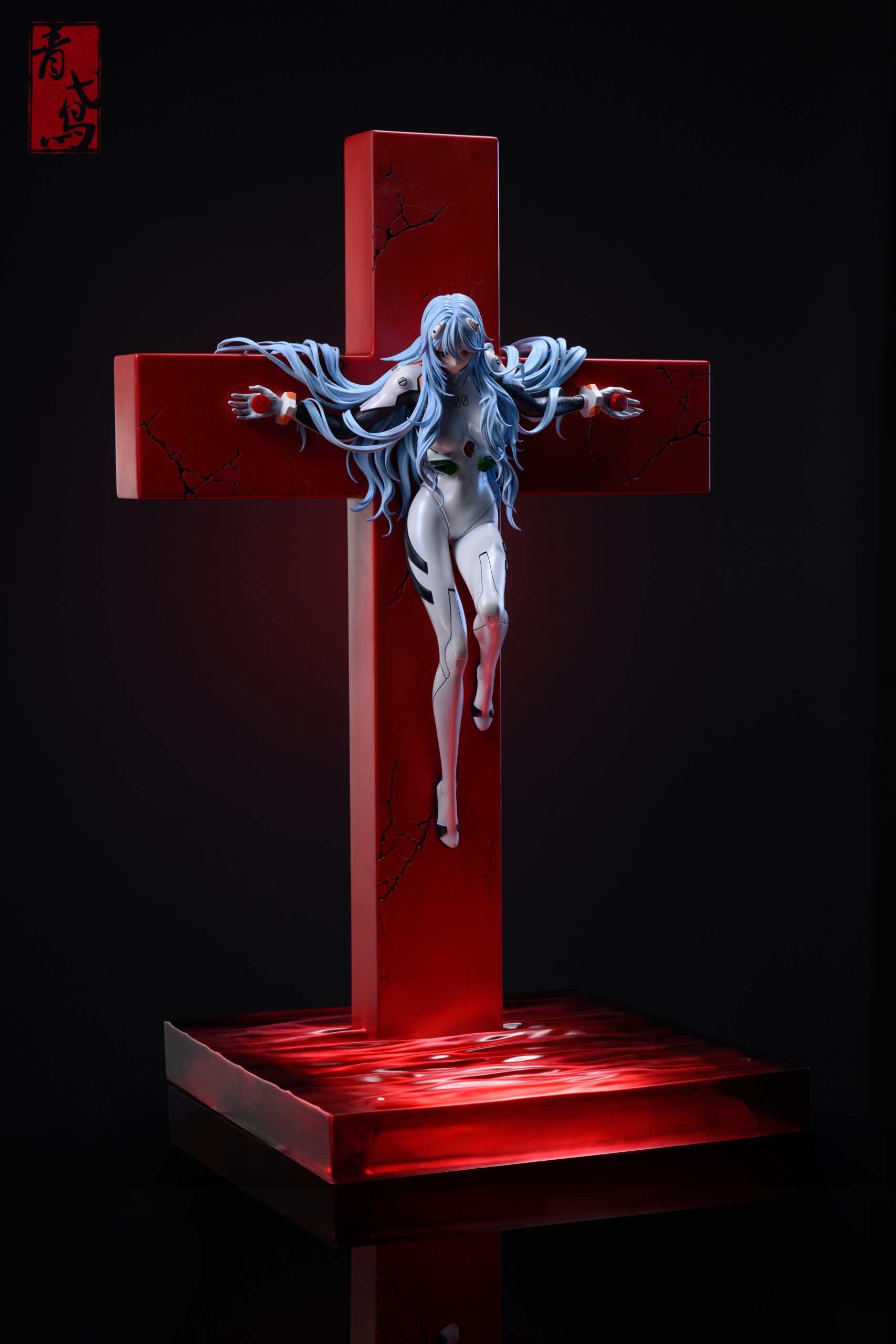 In stock - Neon Genesis Evangelion Artist Collaboration Model Ayanami Rei Statue (GK) -Qing Yuan Studio-KWII-GK