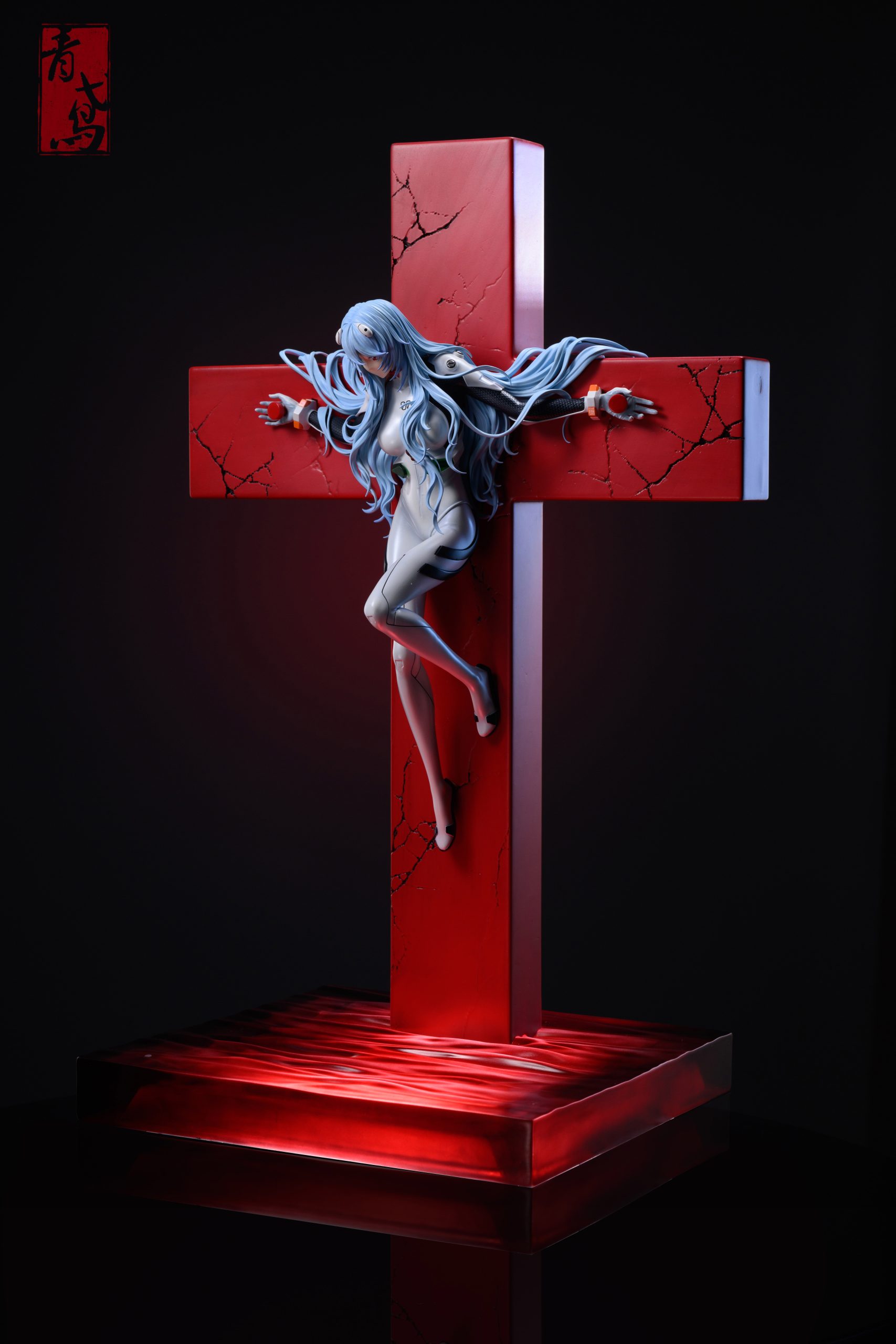 In stock - Neon Genesis Evangelion Artist Collaboration Model Ayanami Rei Statue (GK) -Qing Yuan Studio-KWII-GK