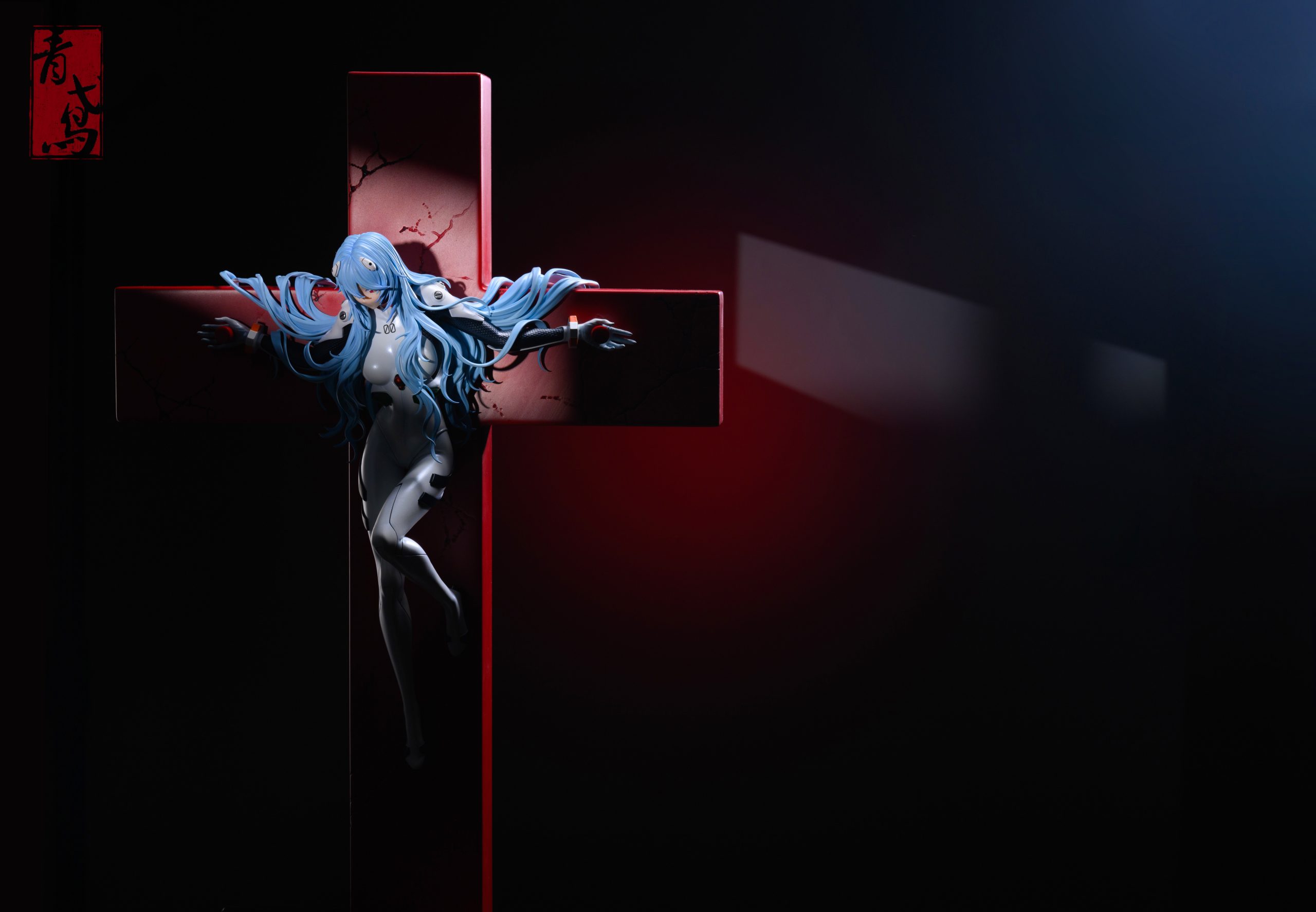 In stock - Neon Genesis Evangelion Artist Collaboration Model Ayanami Rei Statue (GK) -Qing Yuan Studio-KWII-GK