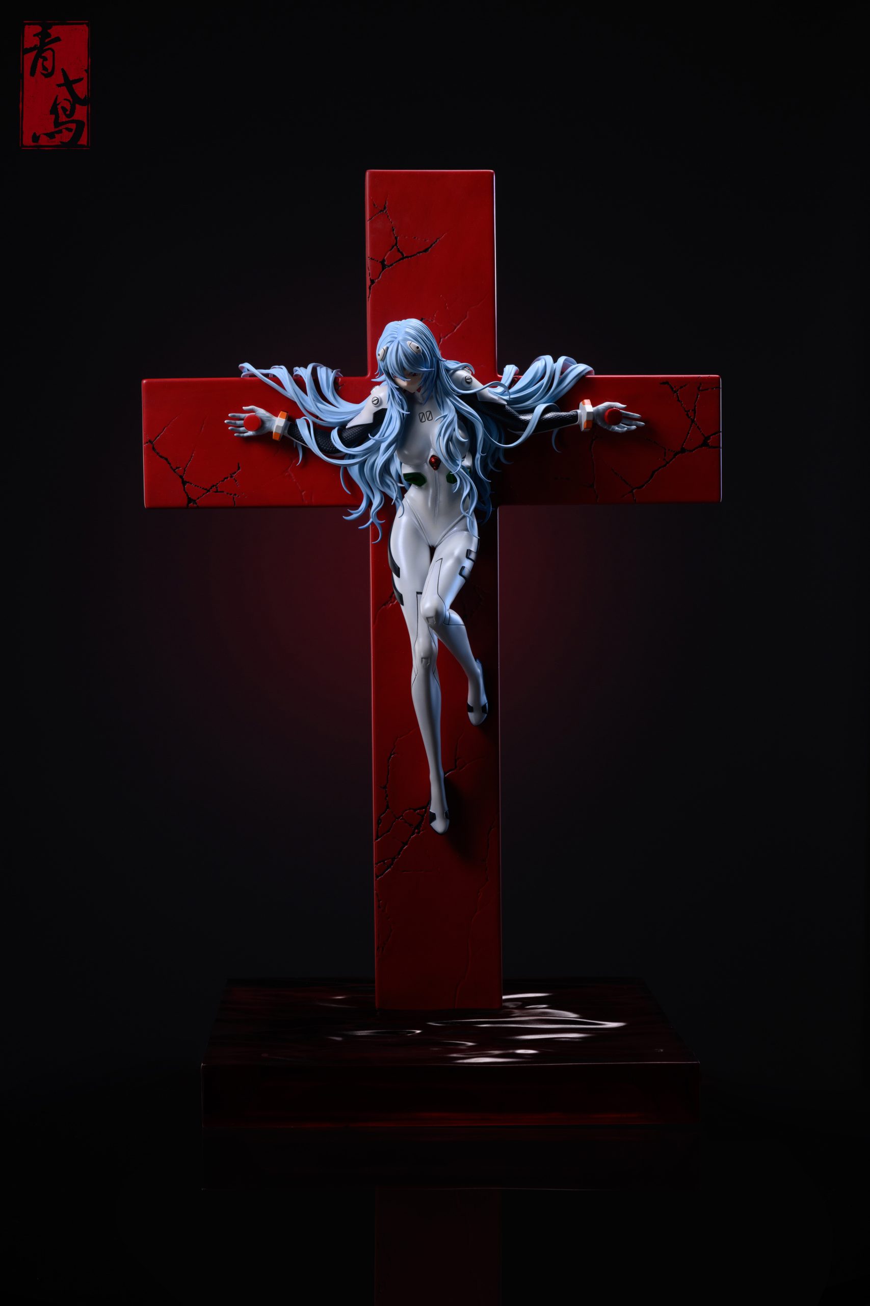 In stock - Neon Genesis Evangelion Artist Collaboration Model Ayanami Rei Statue (GK) -Qing Yuan Studio-KWII-GK