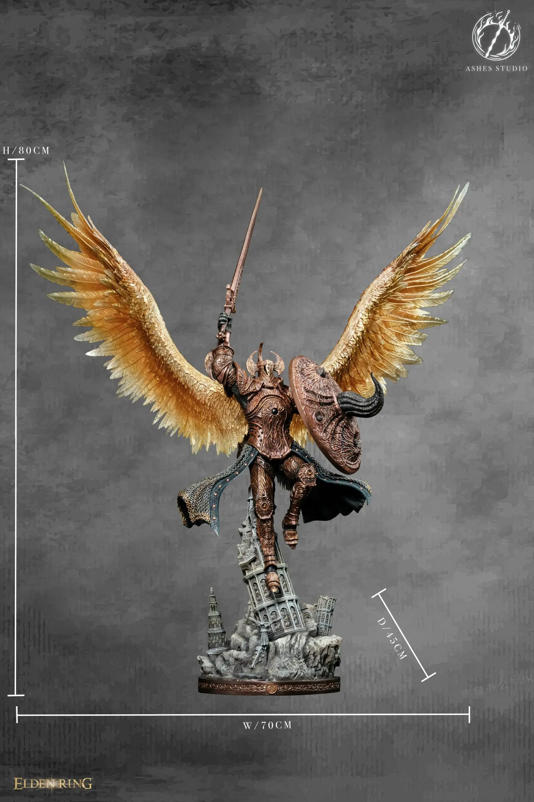 Ashes Studio - Elden Ring Crucible Knight Aspects of the Crucible Wings 2.0 Statue (GK) 