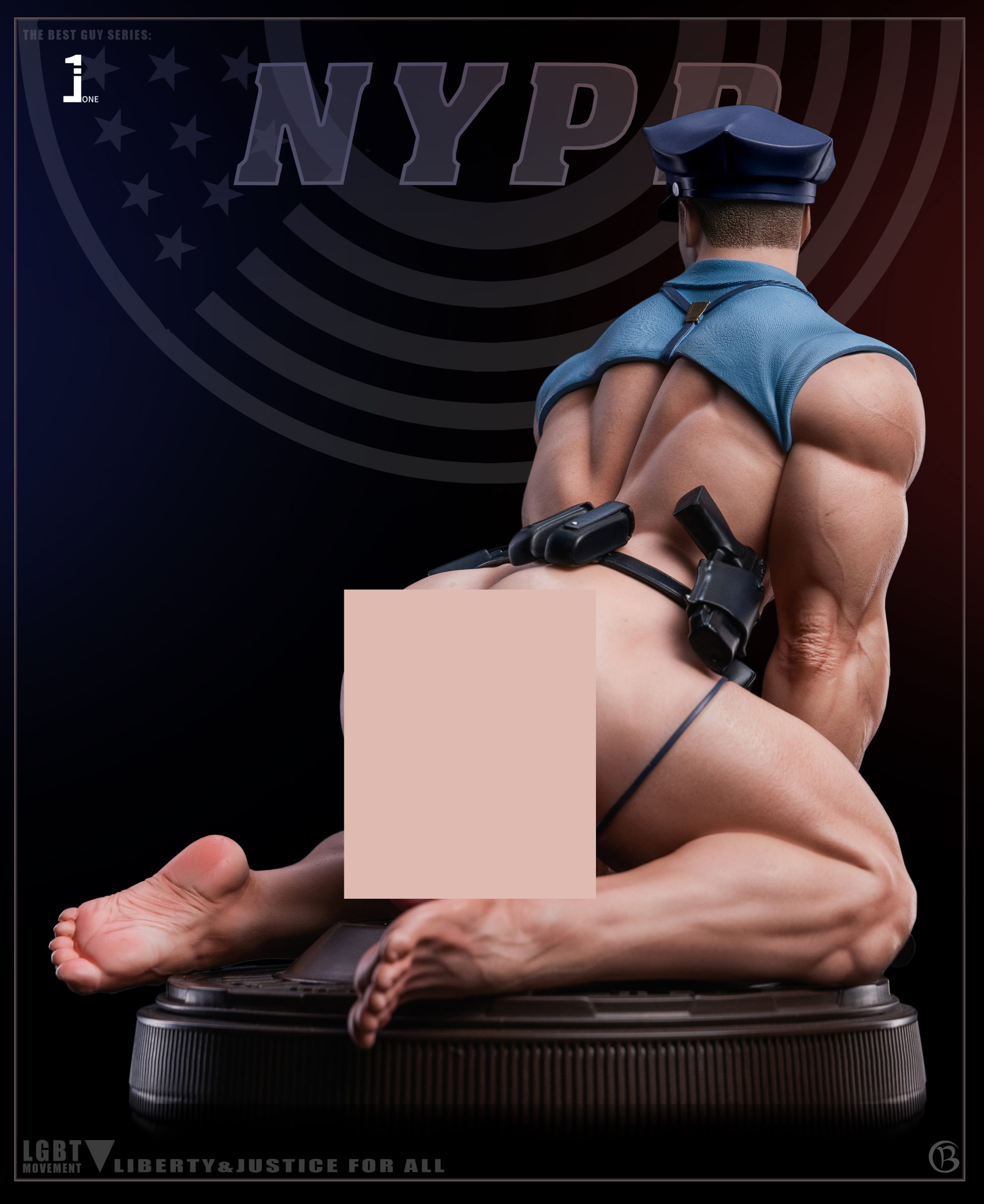 Original The Best Guy Series #1 NYPD (Licensed)Statue GK(Adult 18+)-Barcode Studio Pre-sale