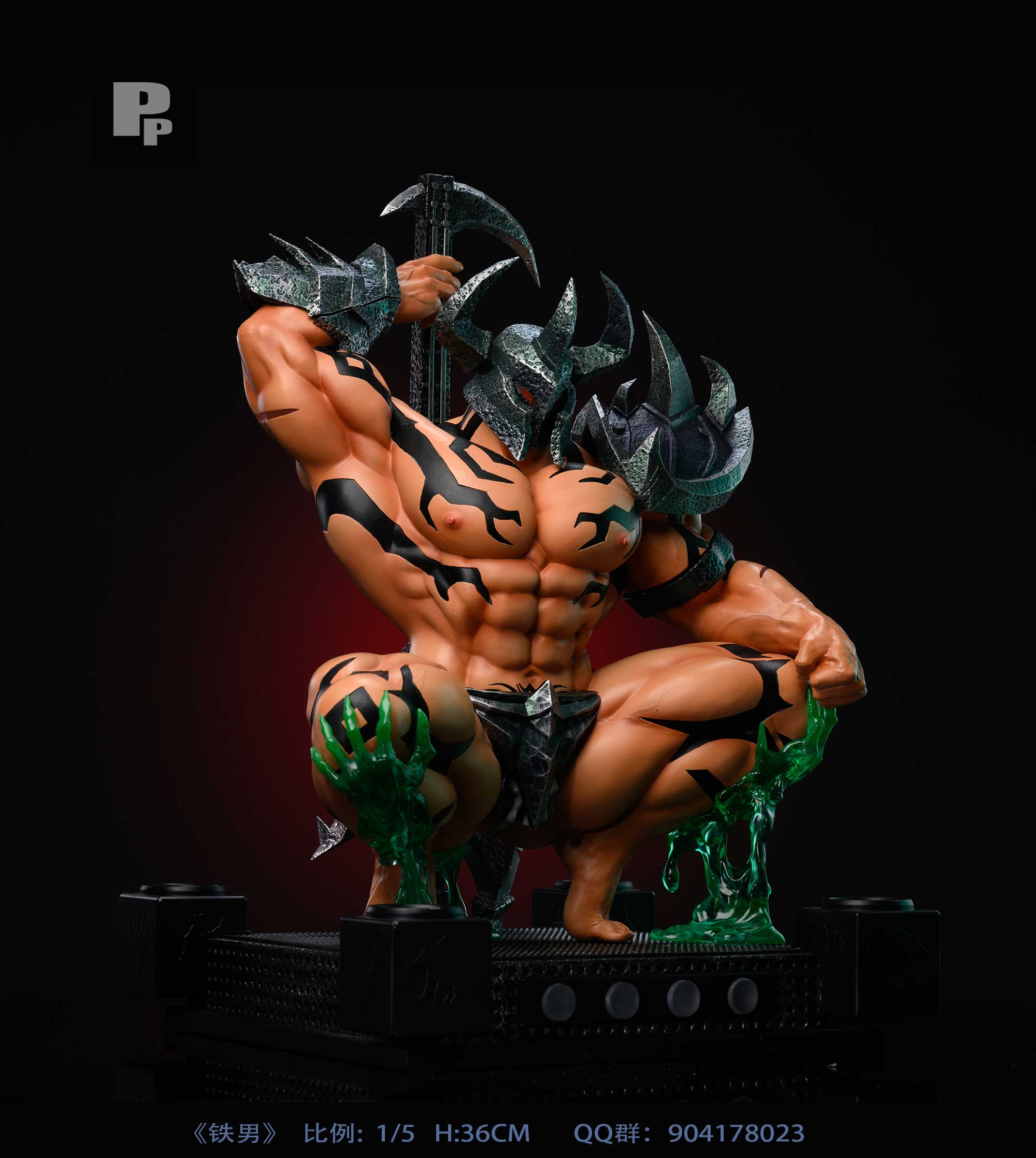 In stock-League of Legends Mordekaiser Statue GK Figure(18+MALE)PP Studio
